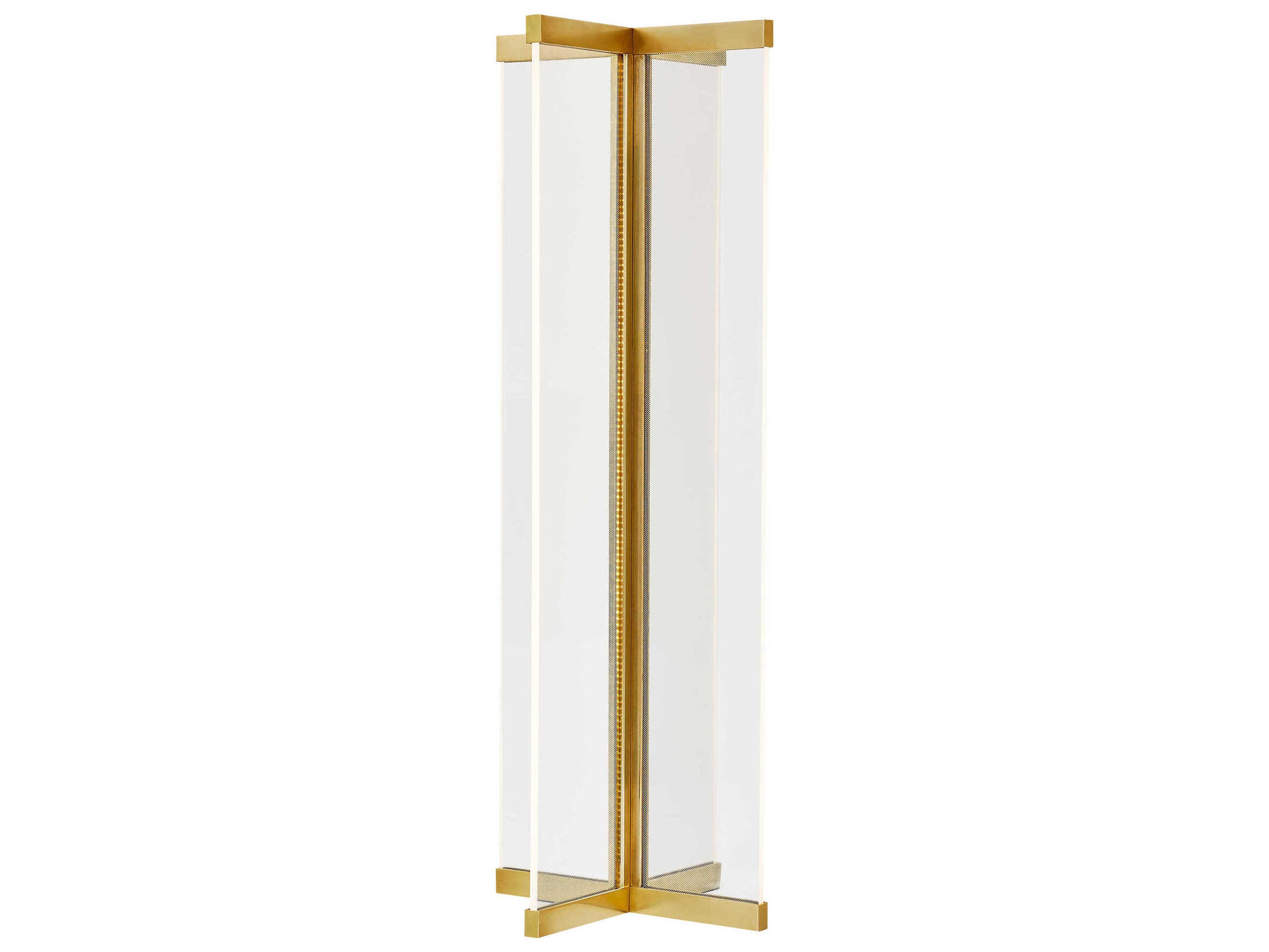 Visual Comfort Modern Rohe Natural Brass Table Lamp