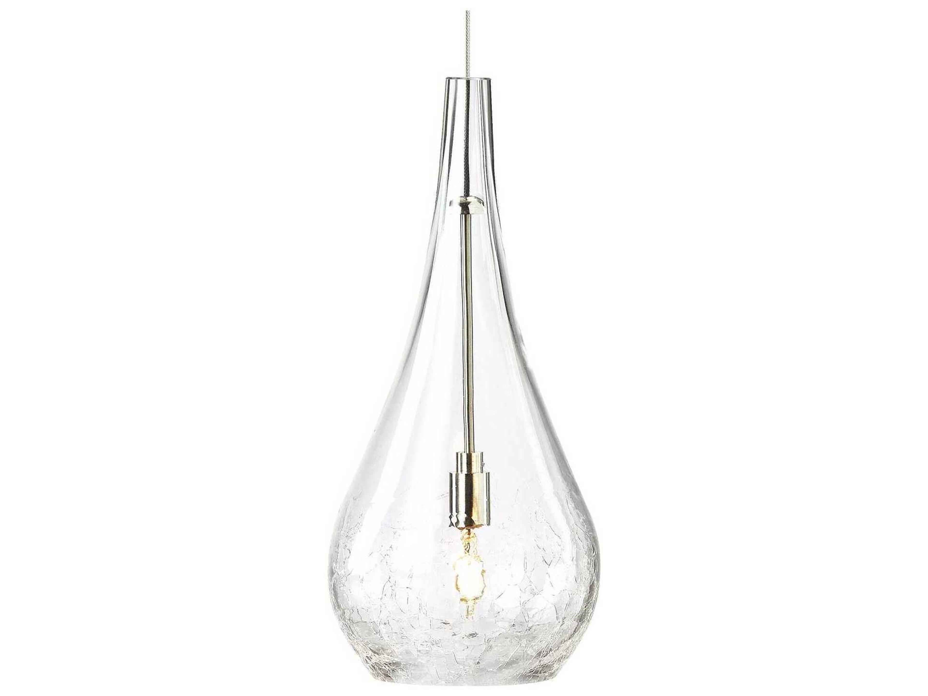 Visual Comfort Modern Seguro 1-Light Clear Mini Pendant