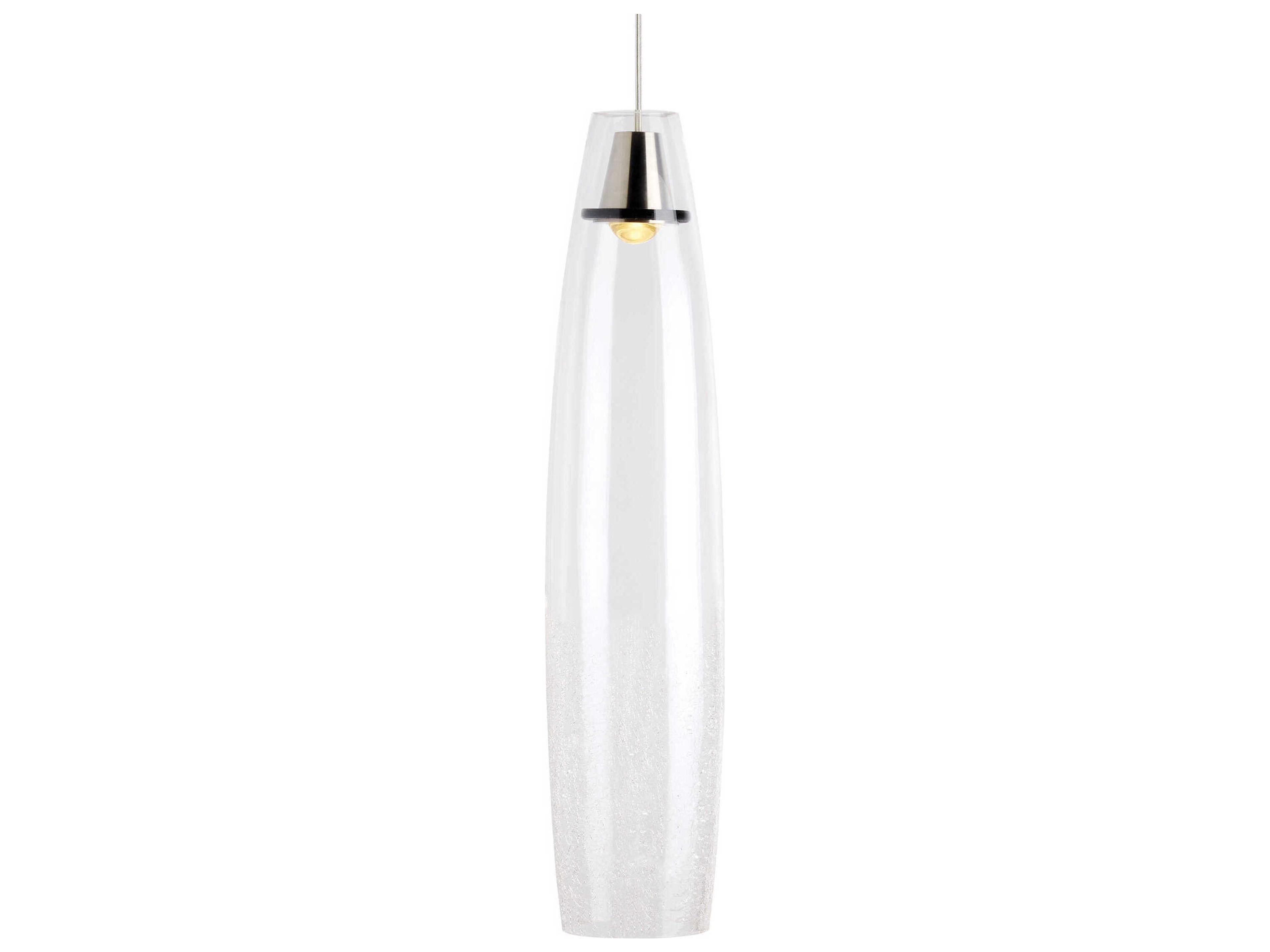 Visual Comfort Modern Coda 1-Light Satin Nickel Mini Pendant