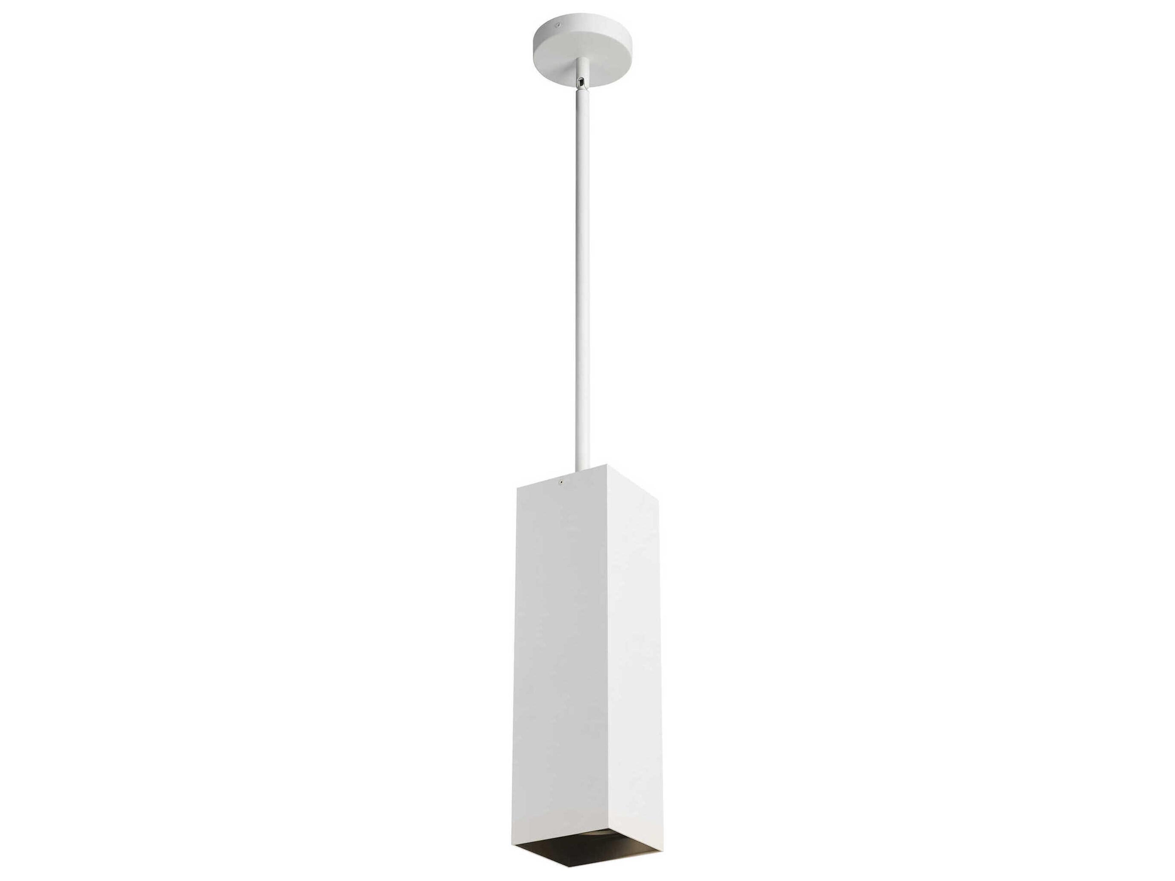 Visual Comfort Modern Exo 1-Light Matte White Black Mini Pendant