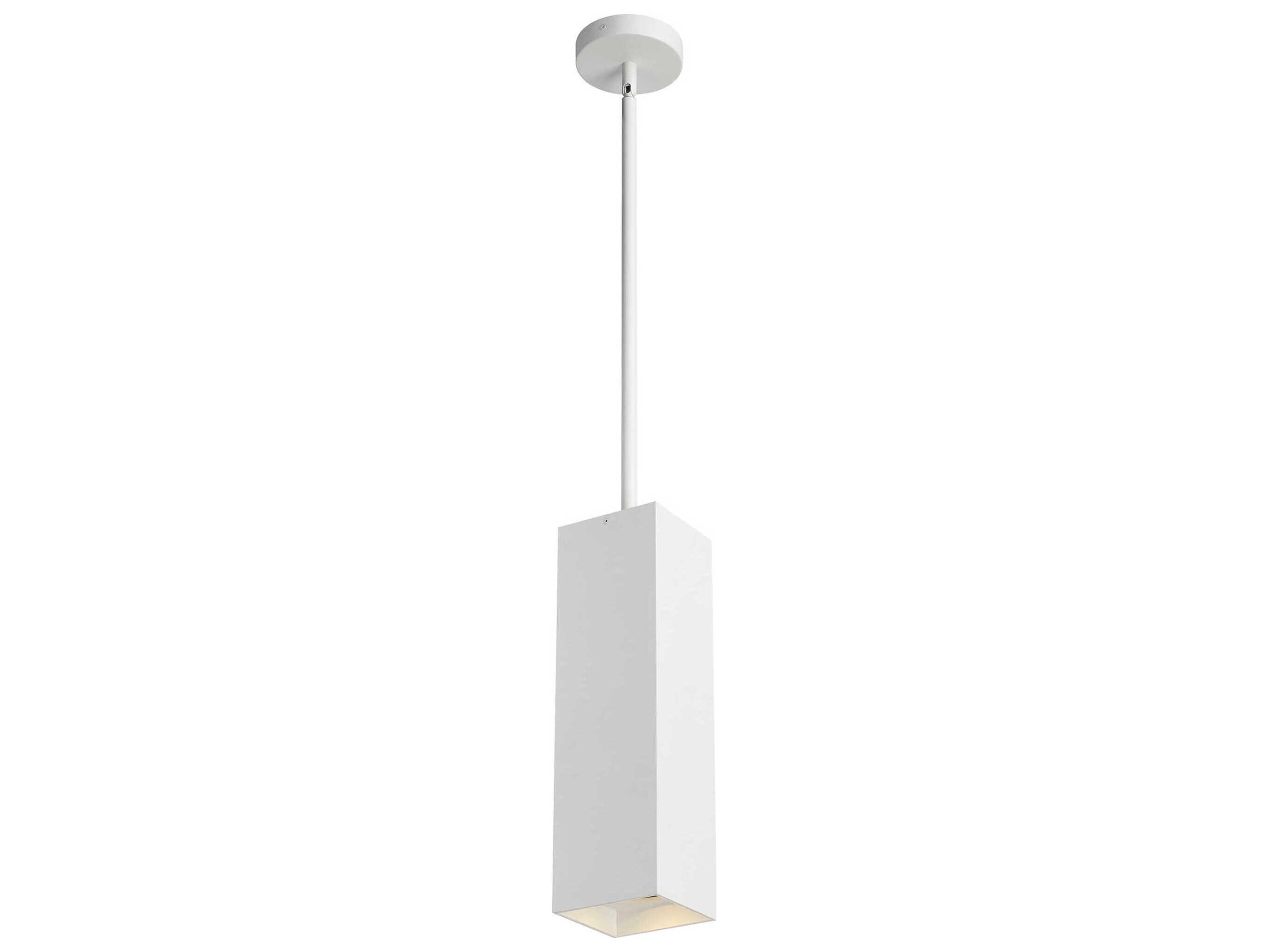 Visual Comfort Modern Exo 1-Light Matte White Mini Pendant