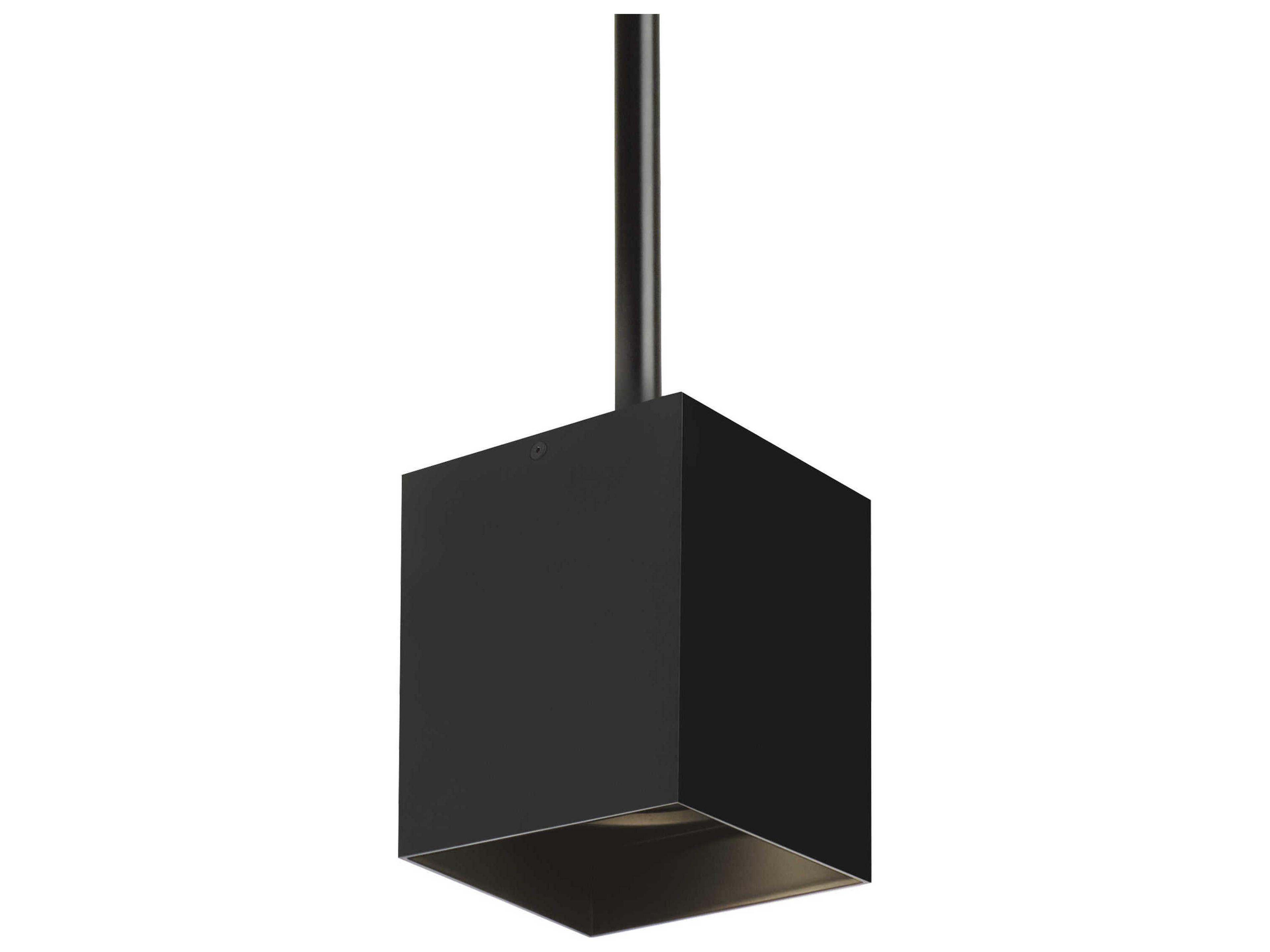 Visual Comfort Modern Exo 1-Light Matte Black Mini Pendant