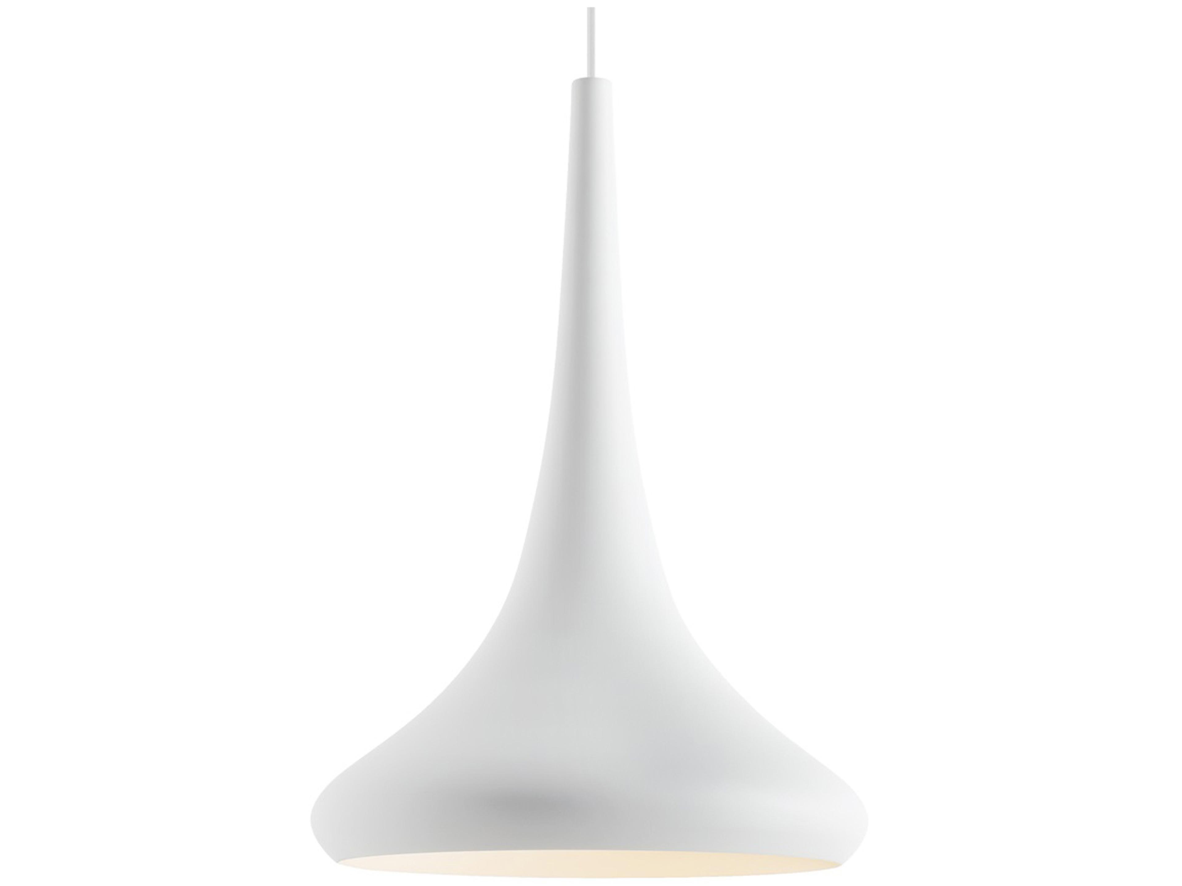 Visual Comfort Modern Noema 1-Light Matte White Mini Pendant