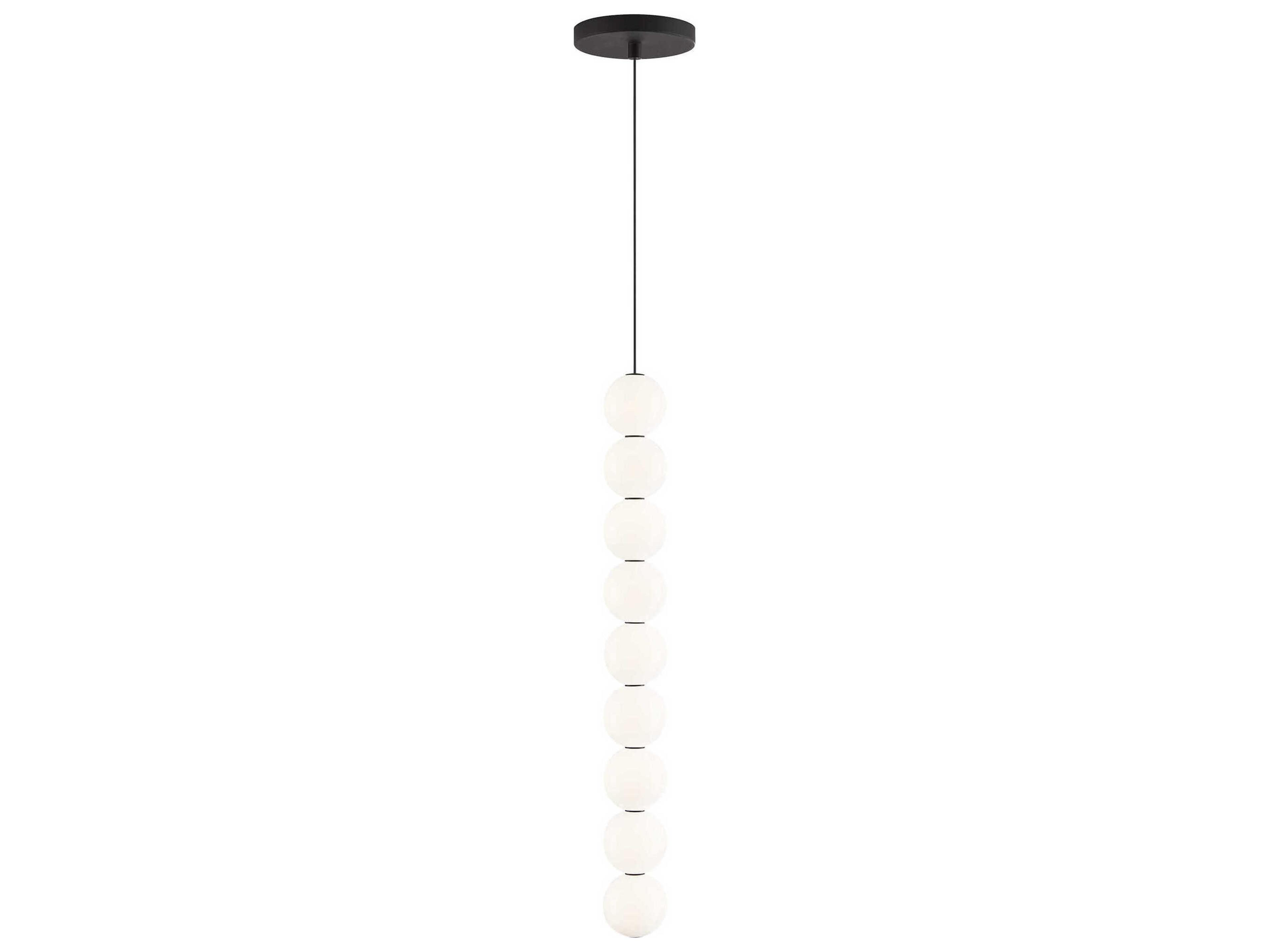 Visual Comfort Modern Orbet 9-Light Nightshade Black Mini Pendant