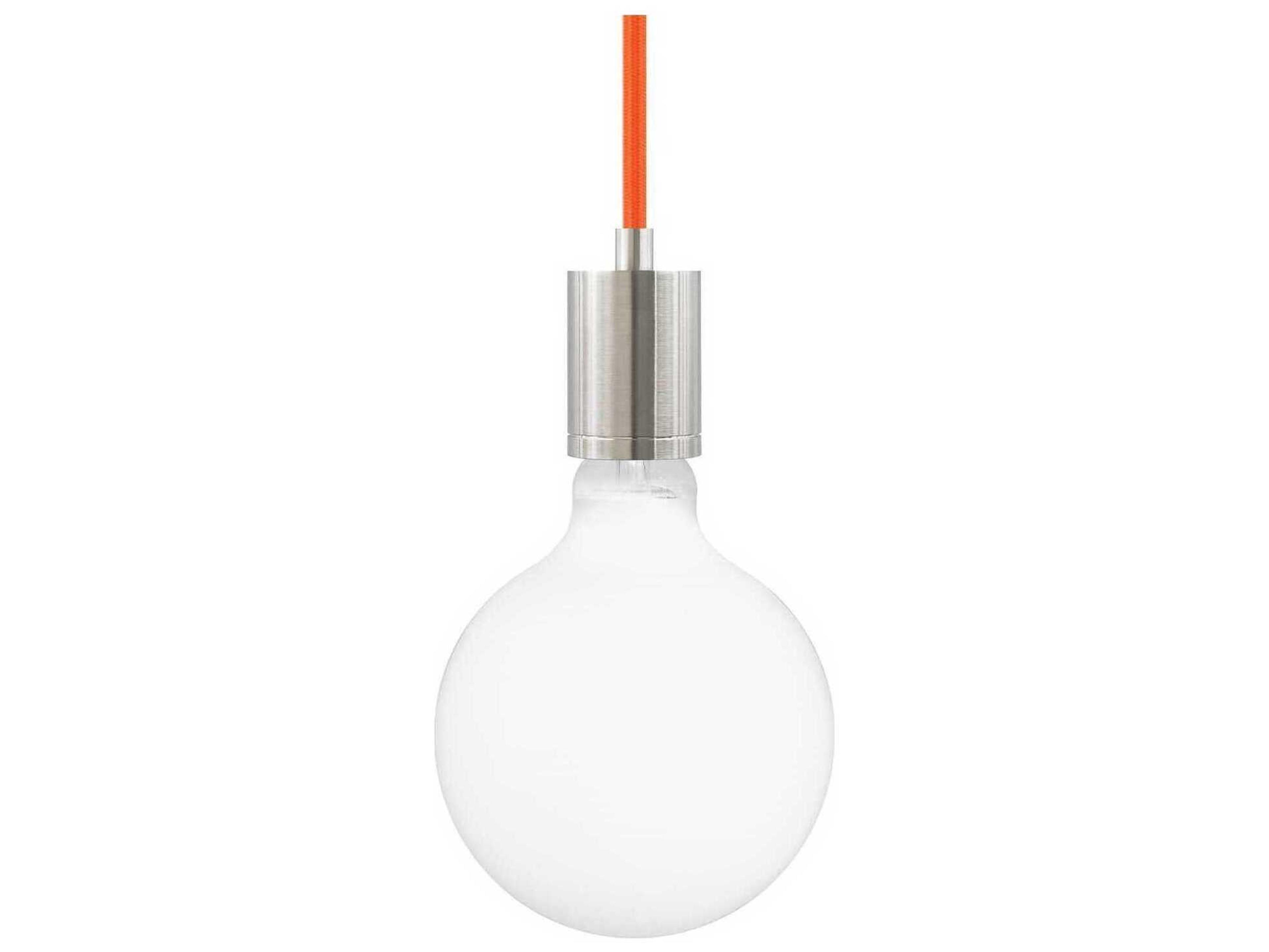Visual Comfort Modern Soco 1-Light Satin Nickel Mini Pendant