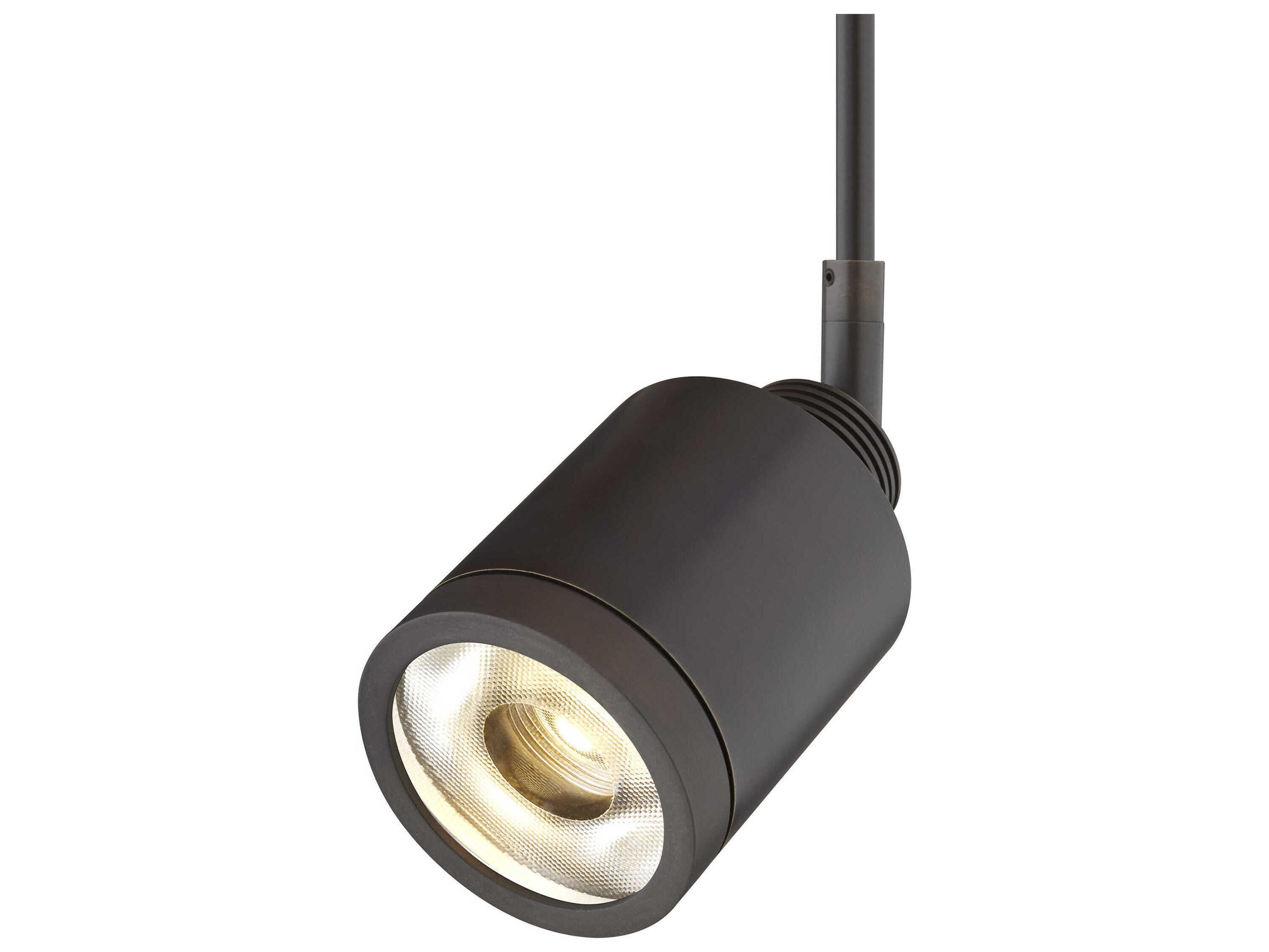 Visual Comfort Modern Tellium 1-Light Antique Bronze Cylinder Spot Light