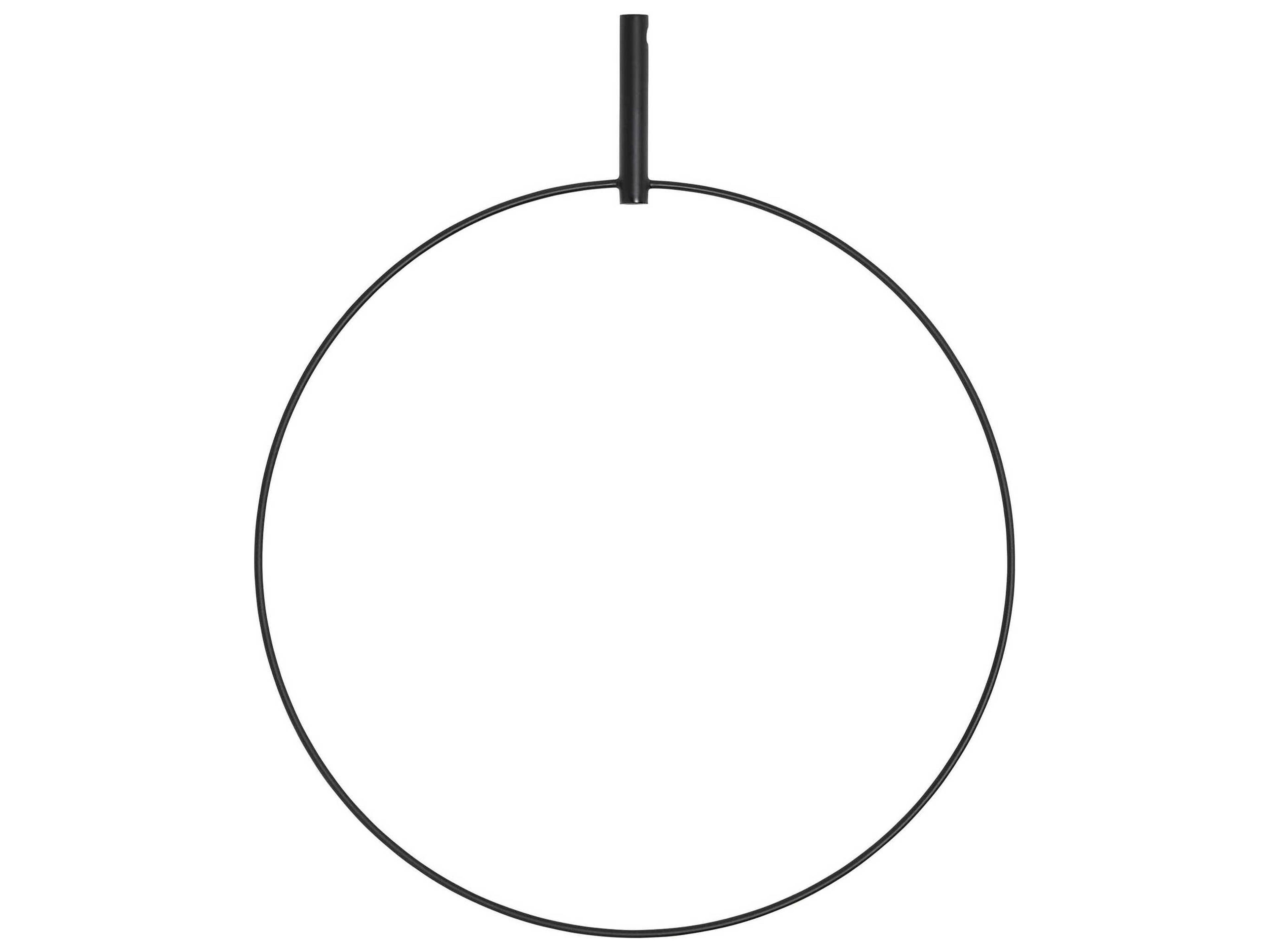 Visual Comfort Modern Trellis Nightshade Black Round Accessory