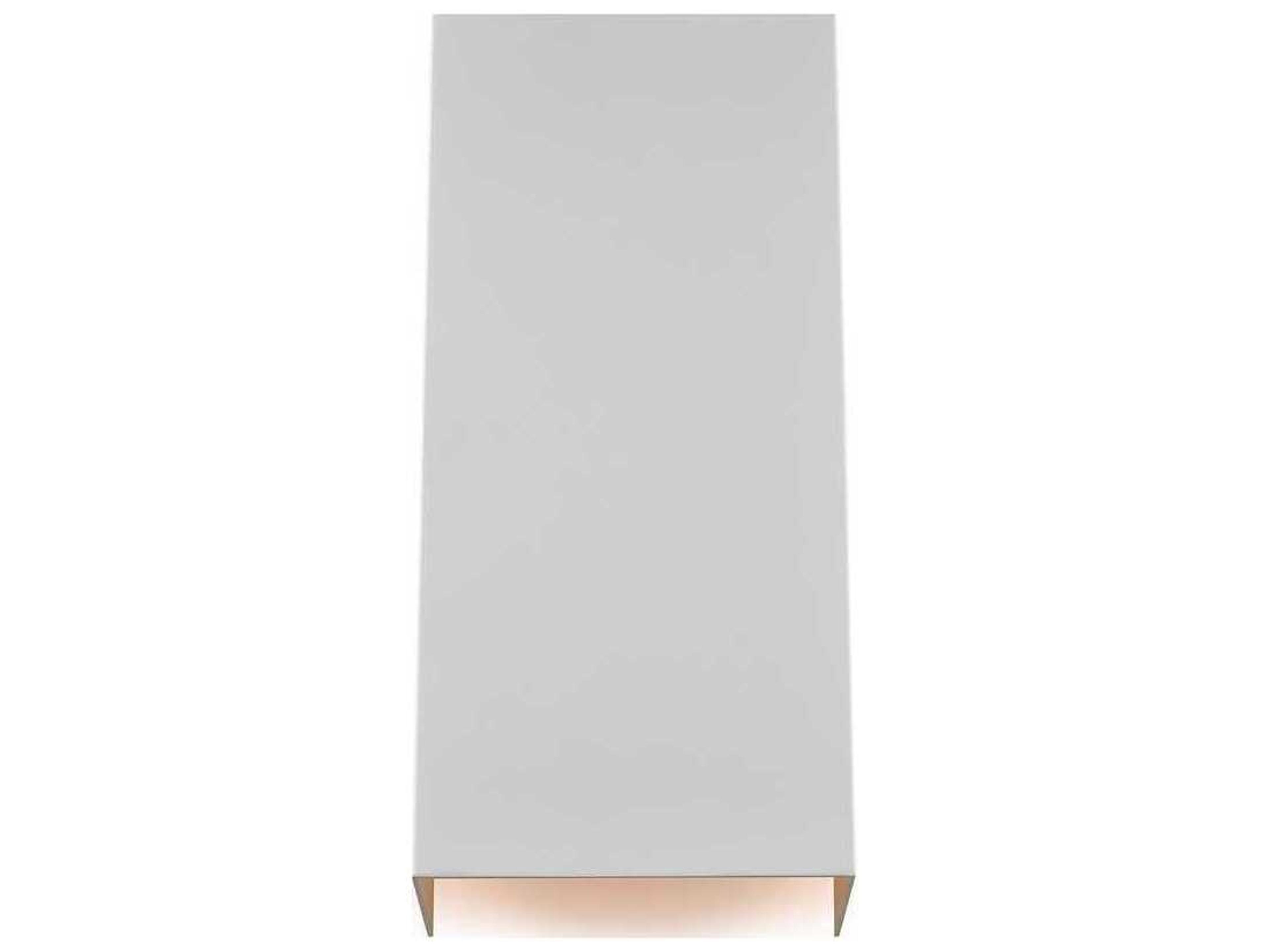 Visual Comfort Modern Brompton 1-Light Matte White Wall Sconce