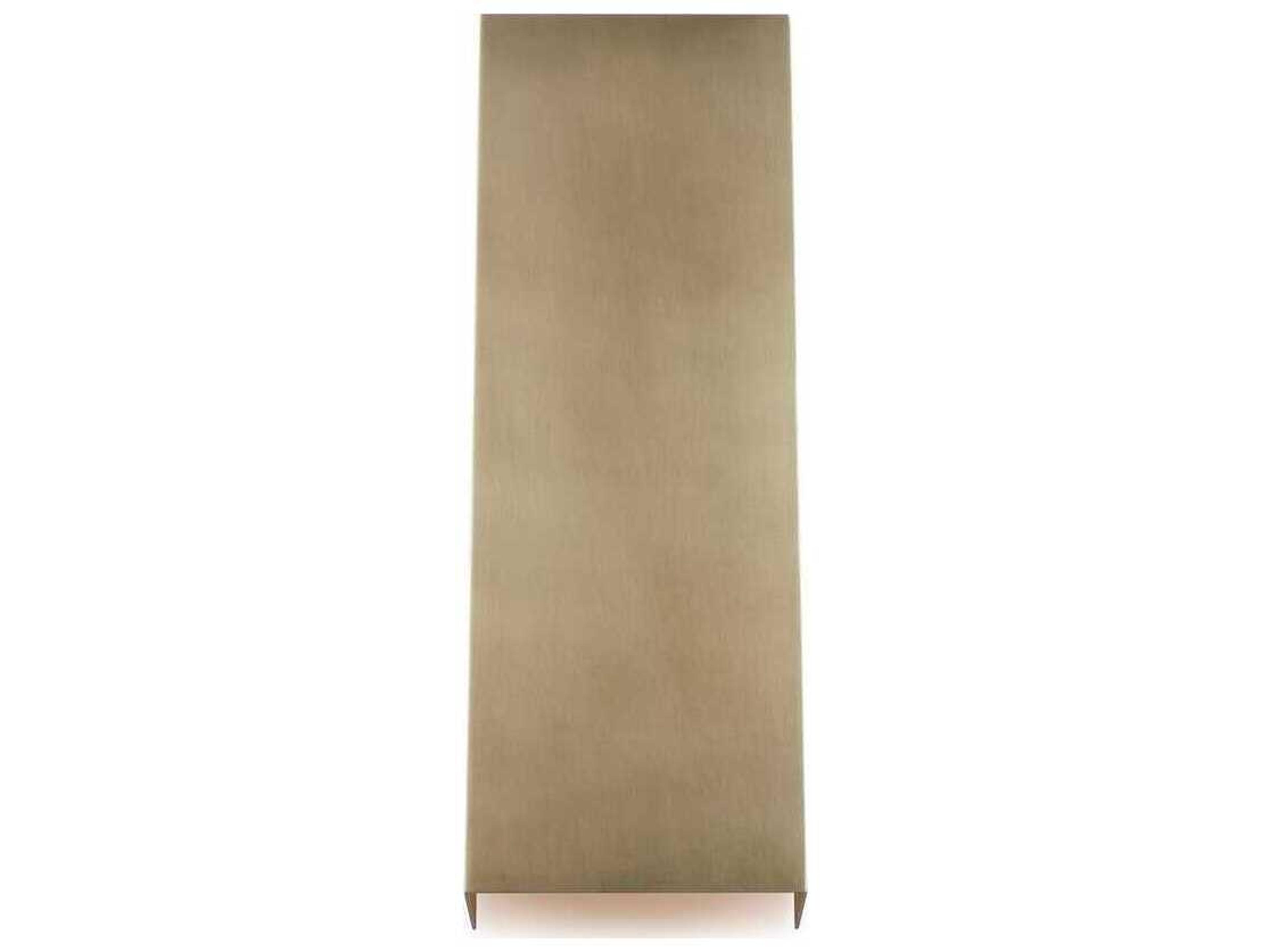 Visual Comfort Modern Brompton 1-Light Natural Brass Wall Sconce