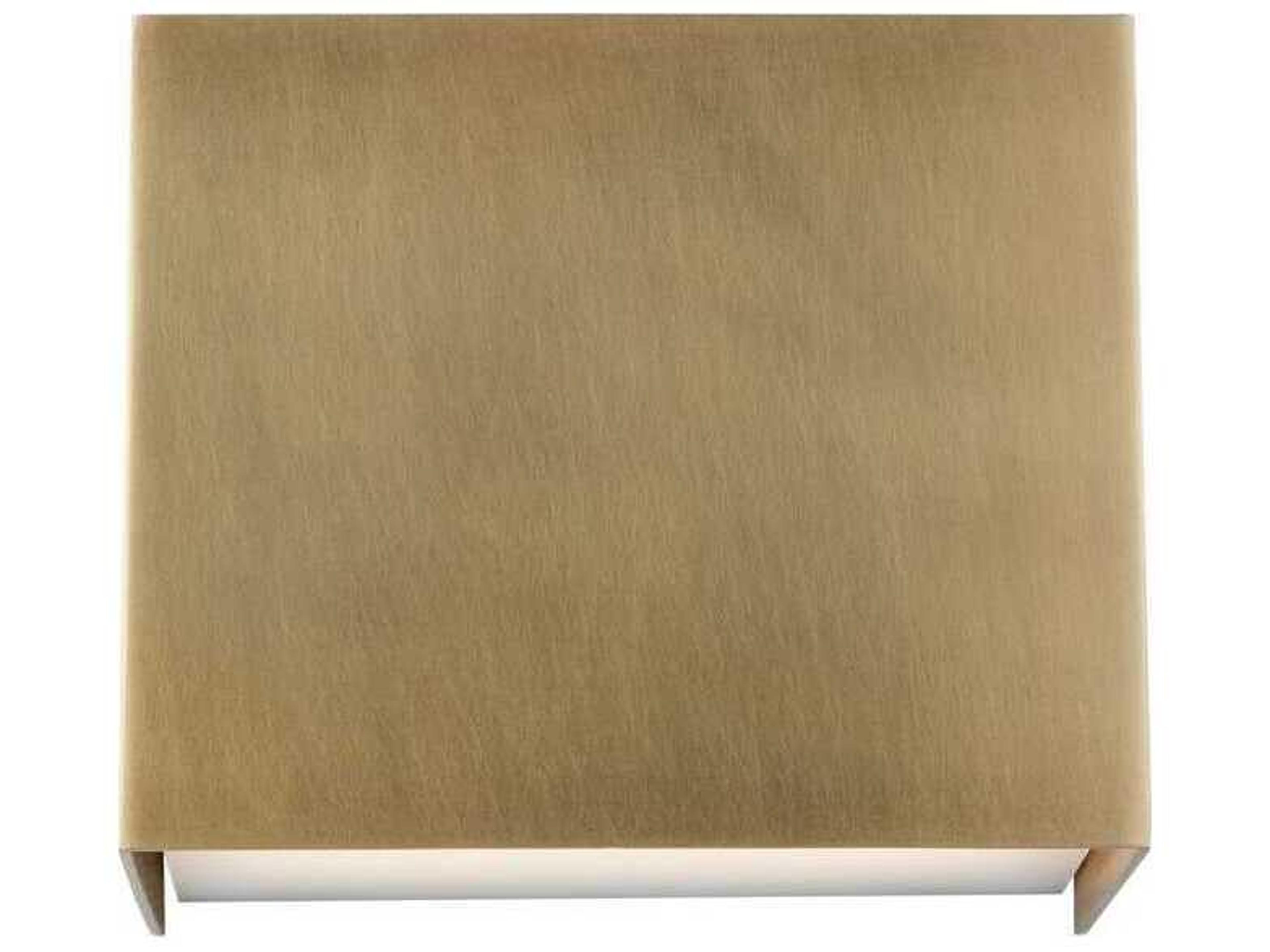 Visual Comfort Modern Brompton 1-Light Natural Brass Wall Sconce