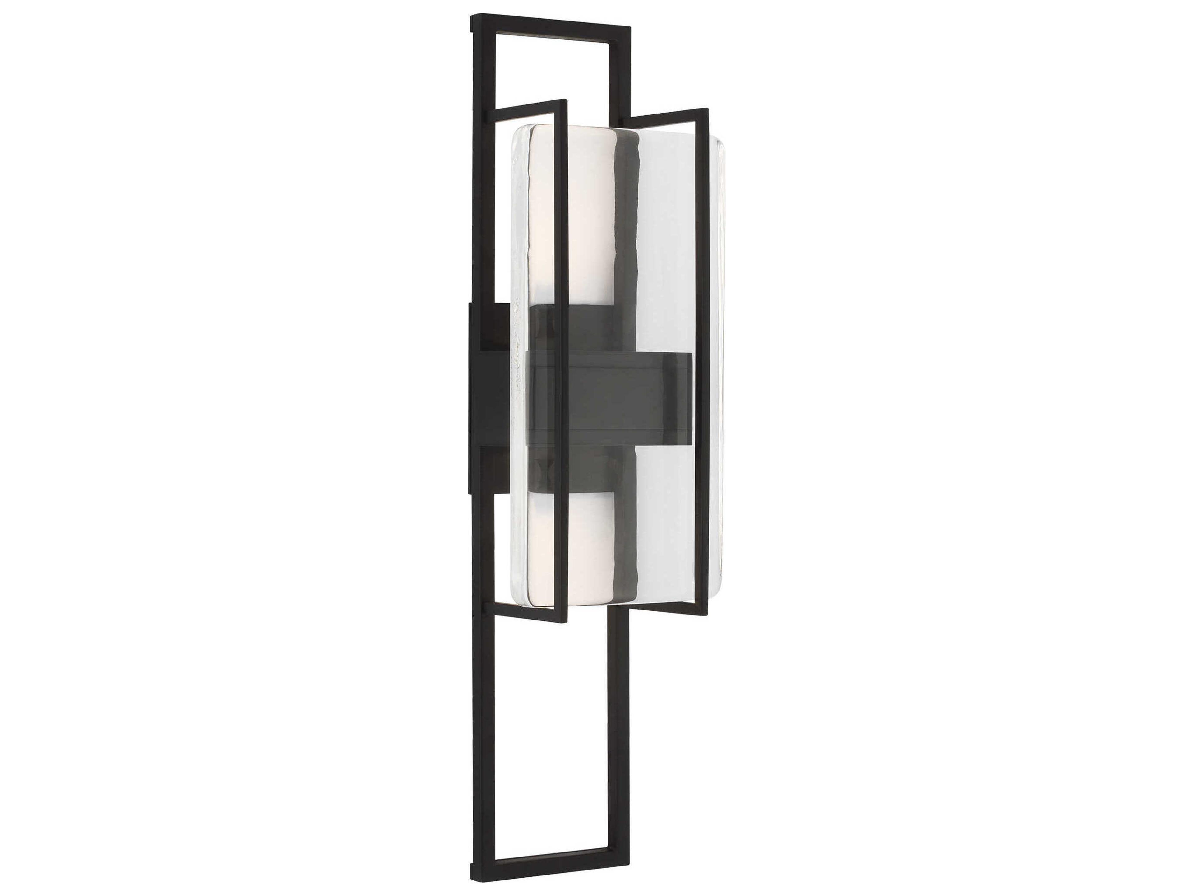 Visual Comfort Modern Duelle 1-Light Nightshade Black Wall Sconce