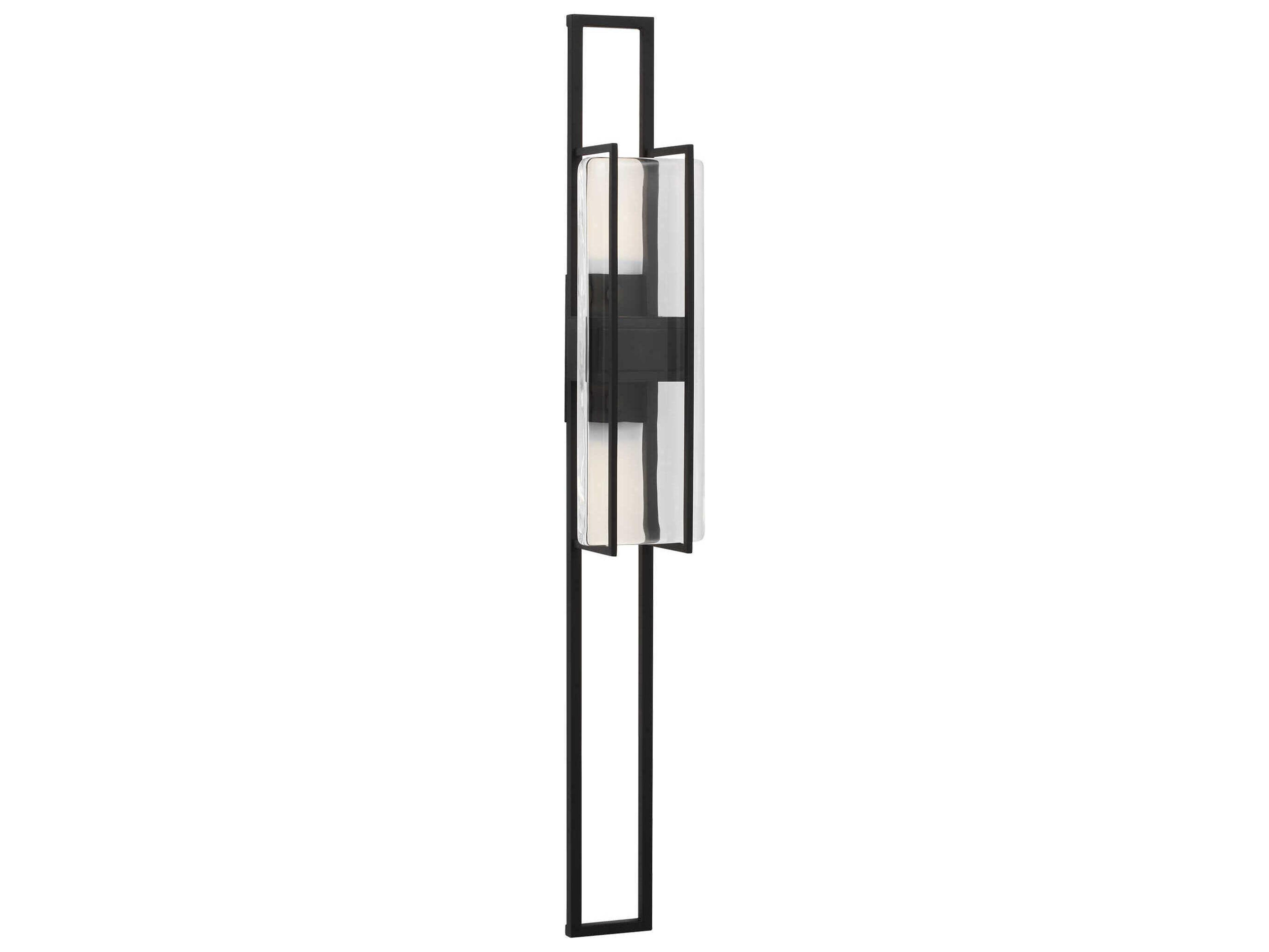 Visual Comfort Modern Duelle 1-Light Nightshade Black Wall Sconce