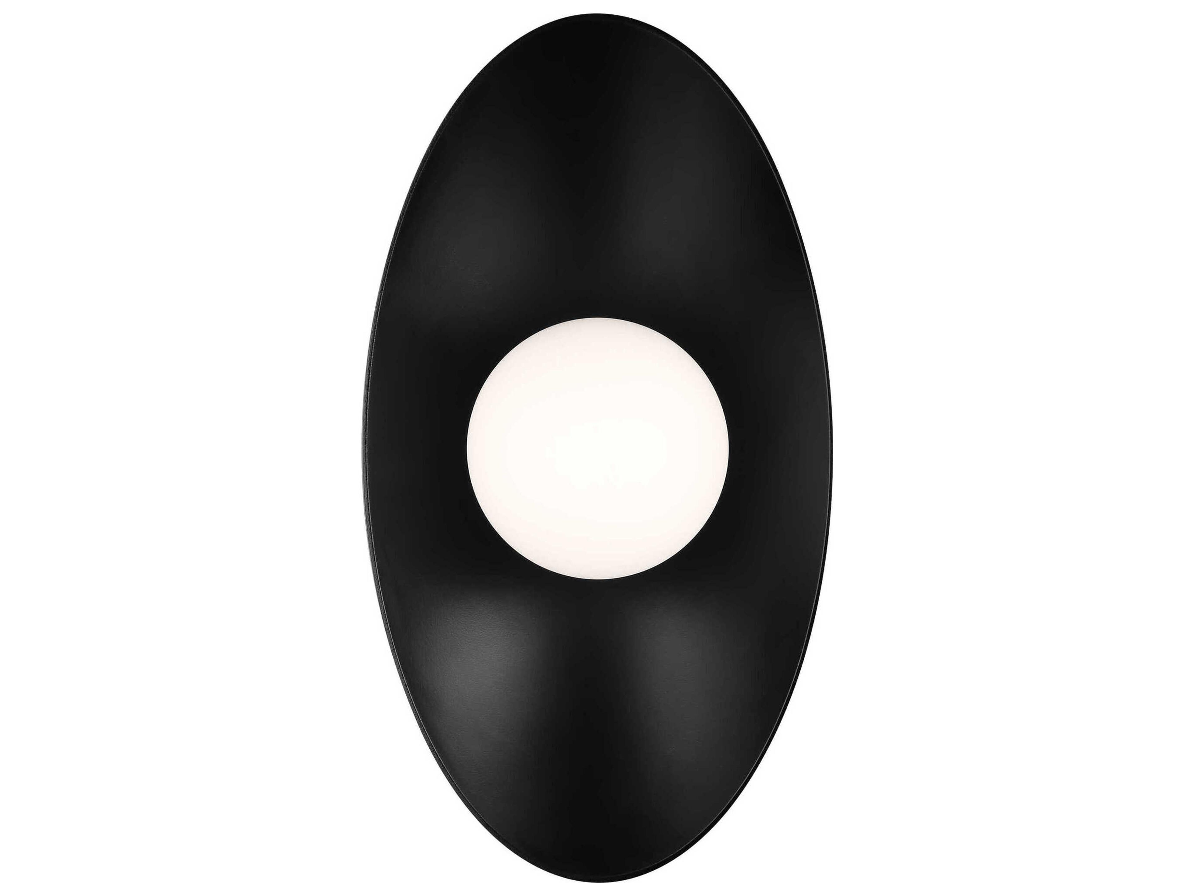 Visual Comfort Modern Joni 1-Light Matte Black Wall Sconce