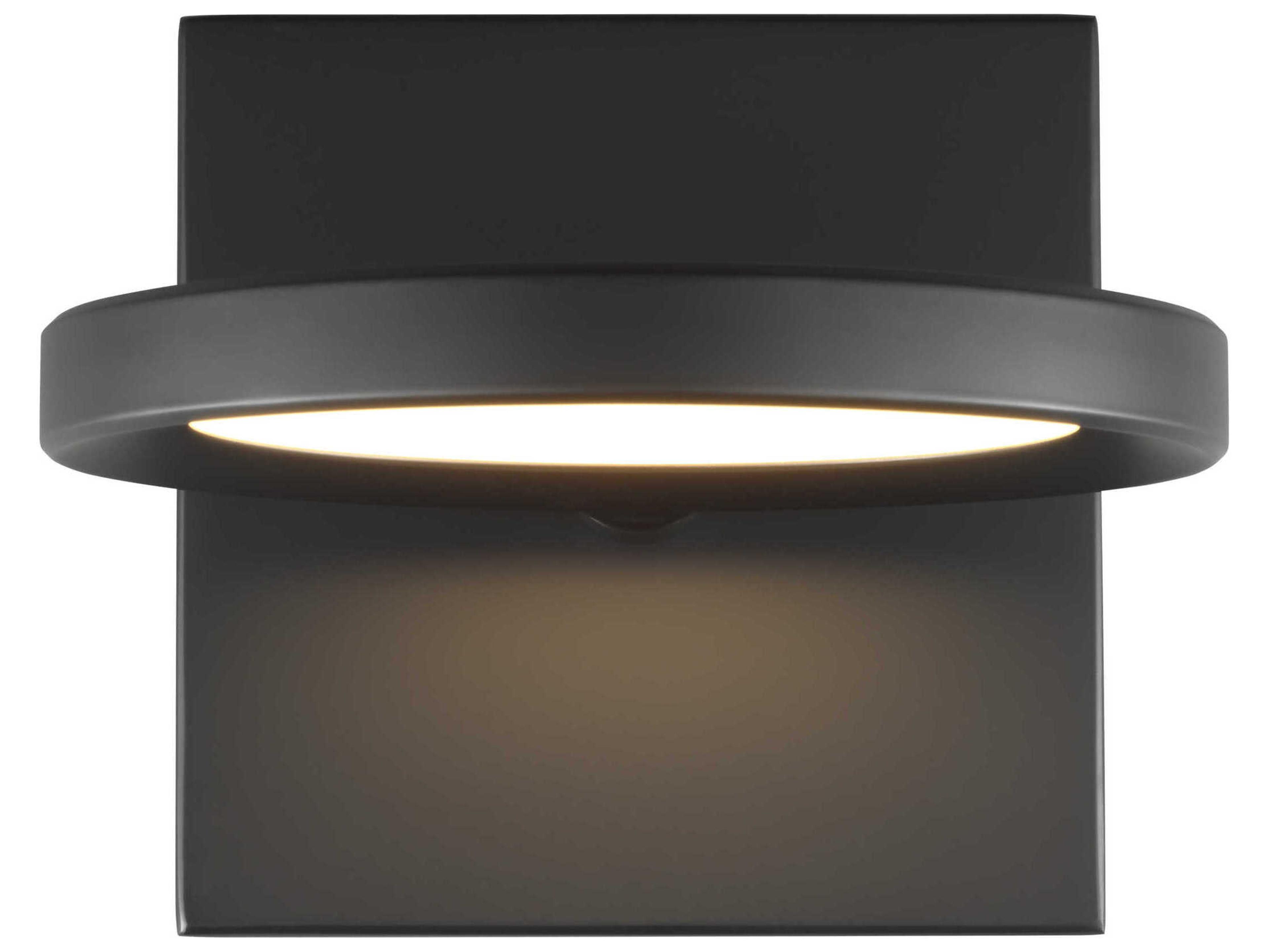 Visual Comfort Modern Spectica 1-Light Matte Black Wall Sconce