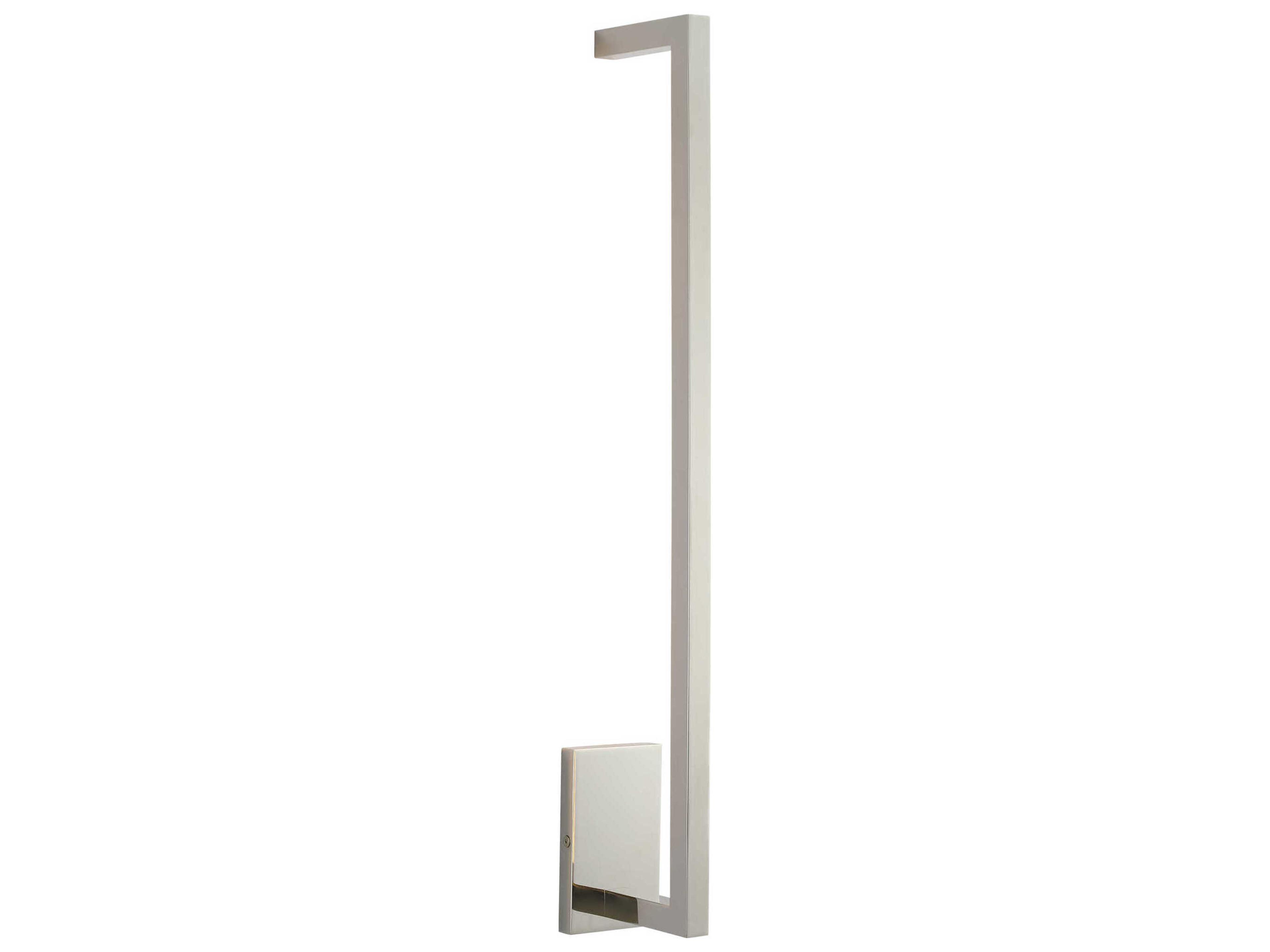 Visual Comfort Modern Stagger 1-Light Polished Nickel Wall Sconce