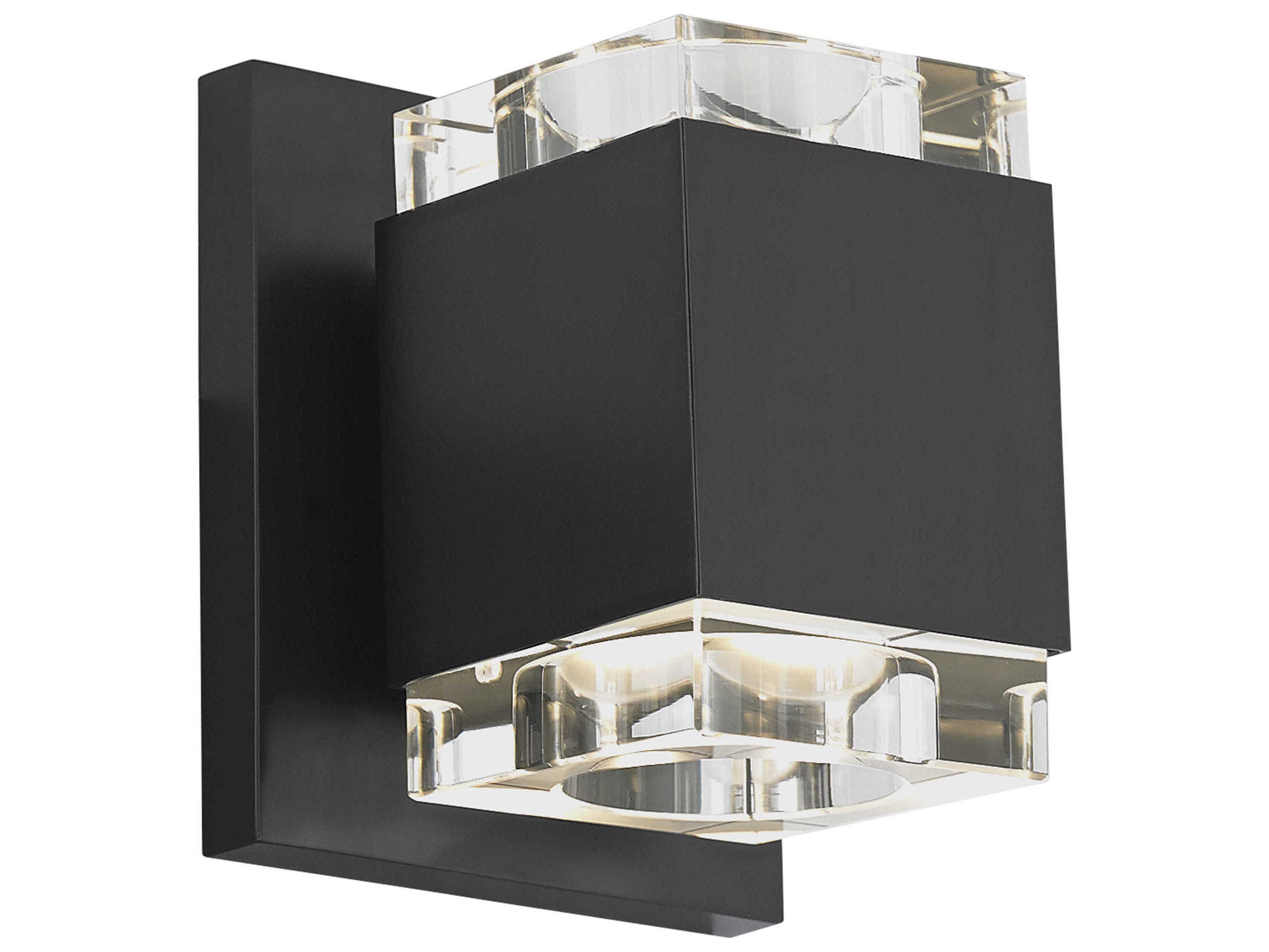 Visual Comfort Modern Voto 1-Light Black Wall Sconce