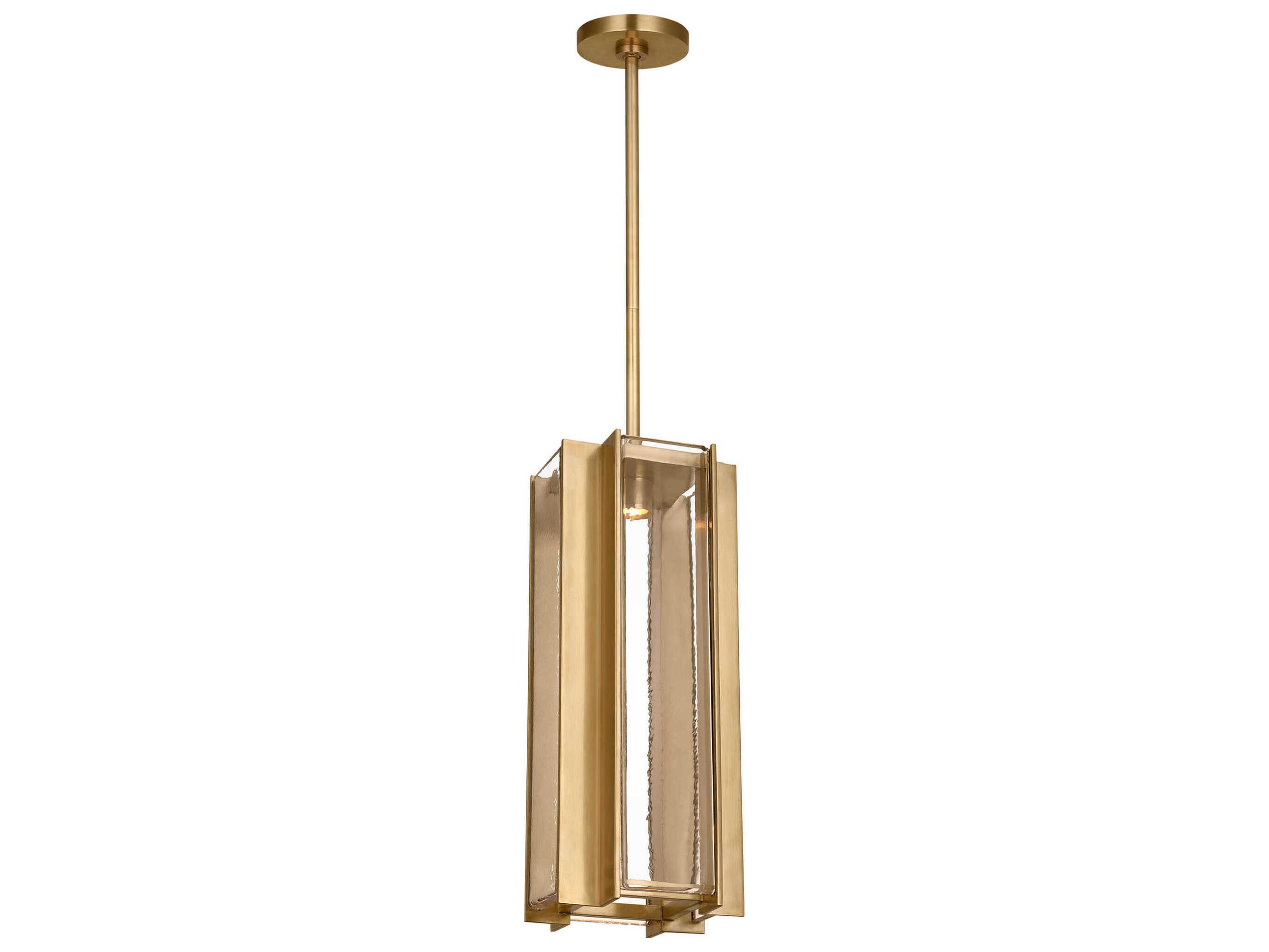 Visual Comfort Modern Maybeck 1-Light Hand Rubbed Antique Brass Mini Pendant