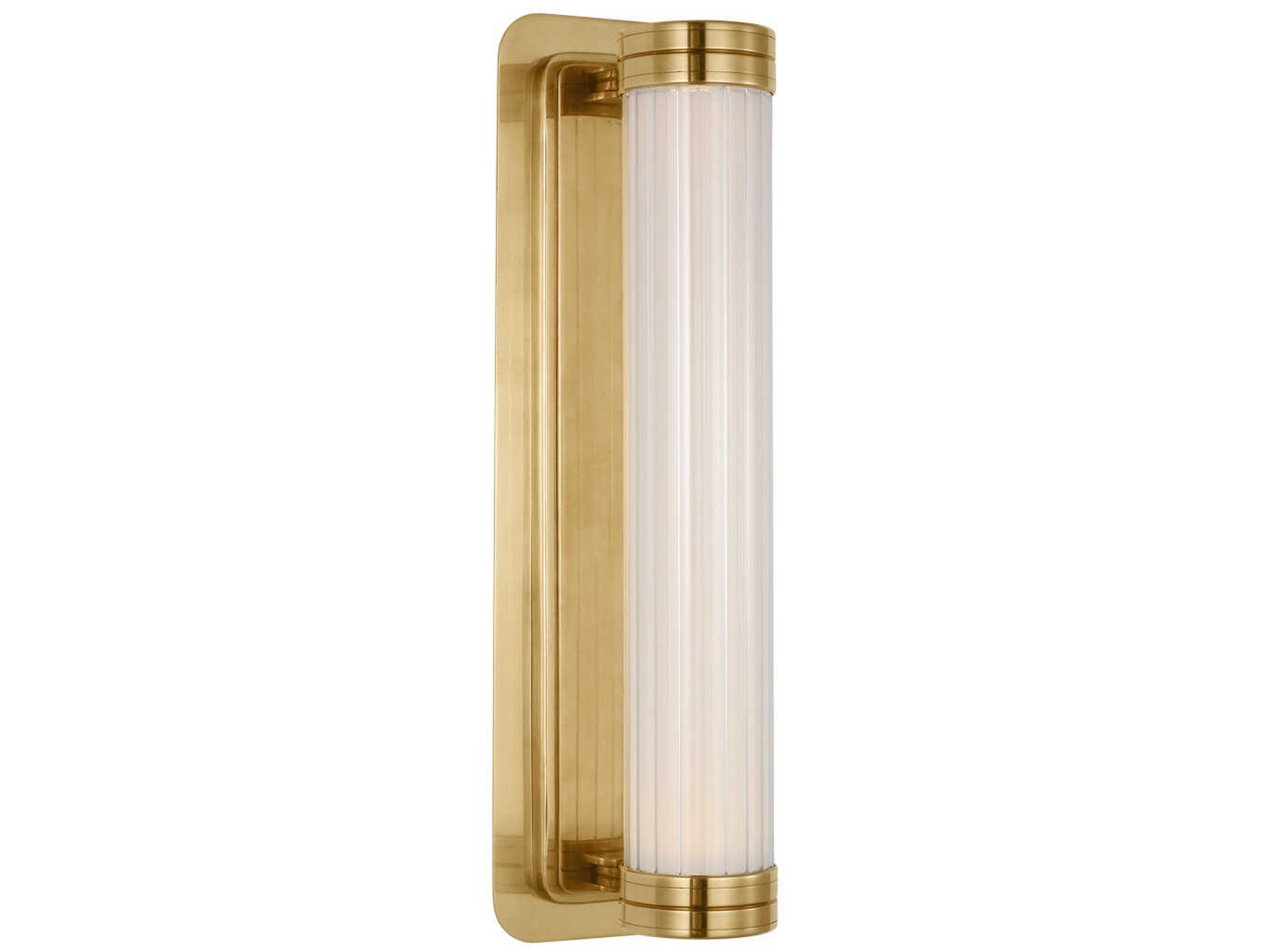 Visual Comfort Modern Alo 1-Light Polished Natural Brass Wall Sconce