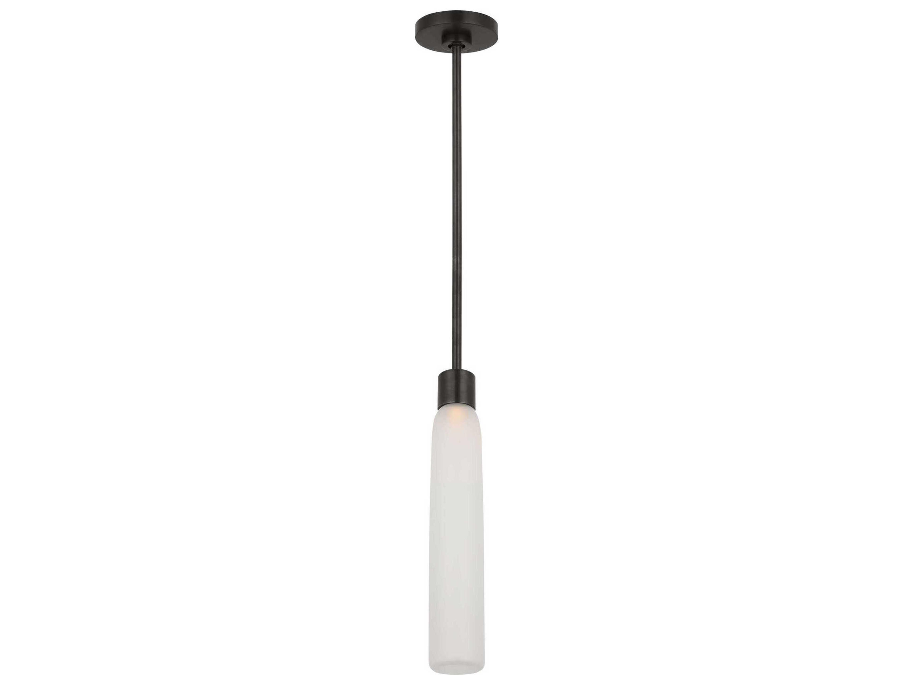 Visual Comfort Modern Volver 1-Light Bronze Mini Pendant