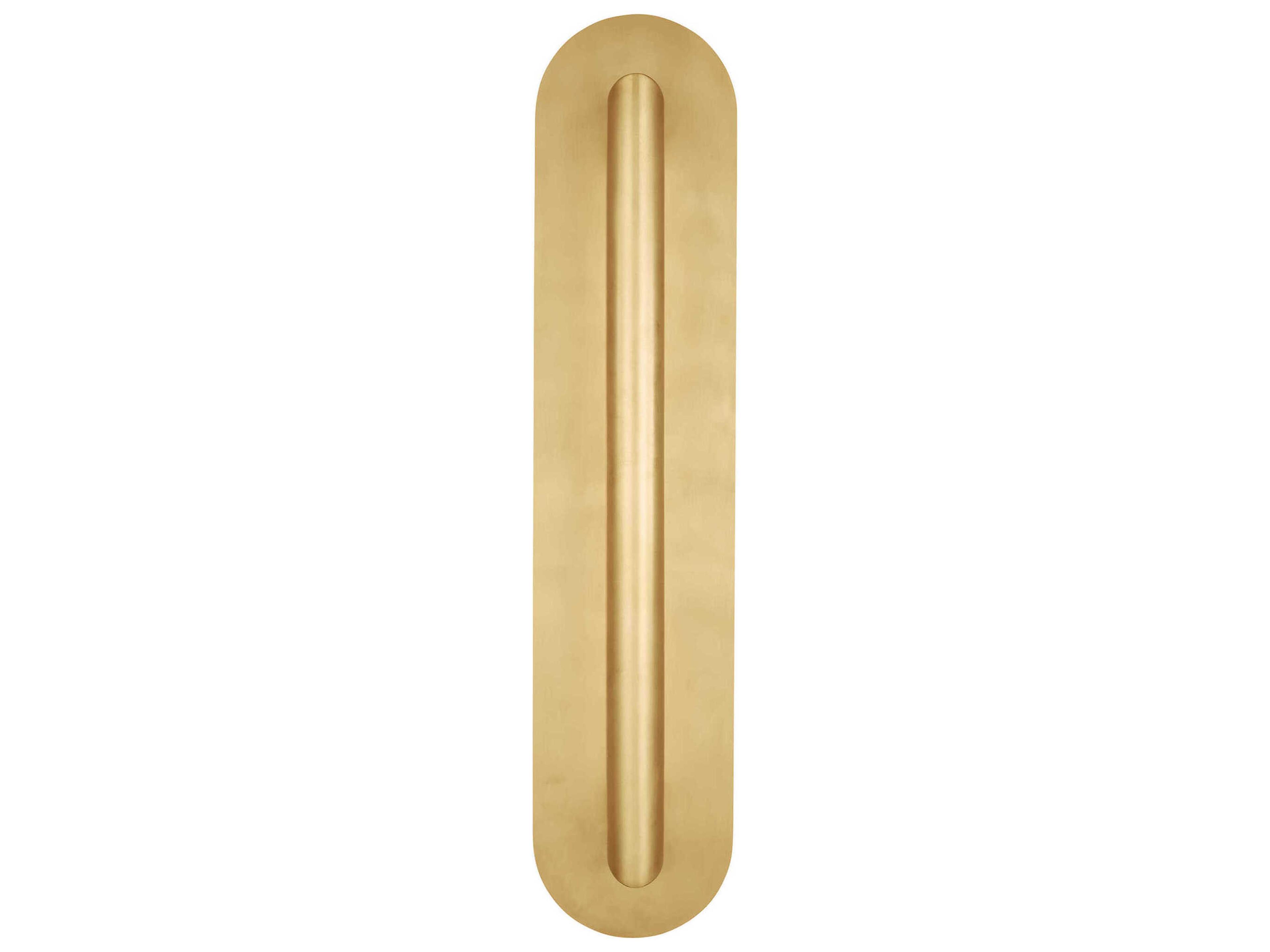 Visual Comfort Modern Fielle 1-Light Natural Brass Wall Sconce
