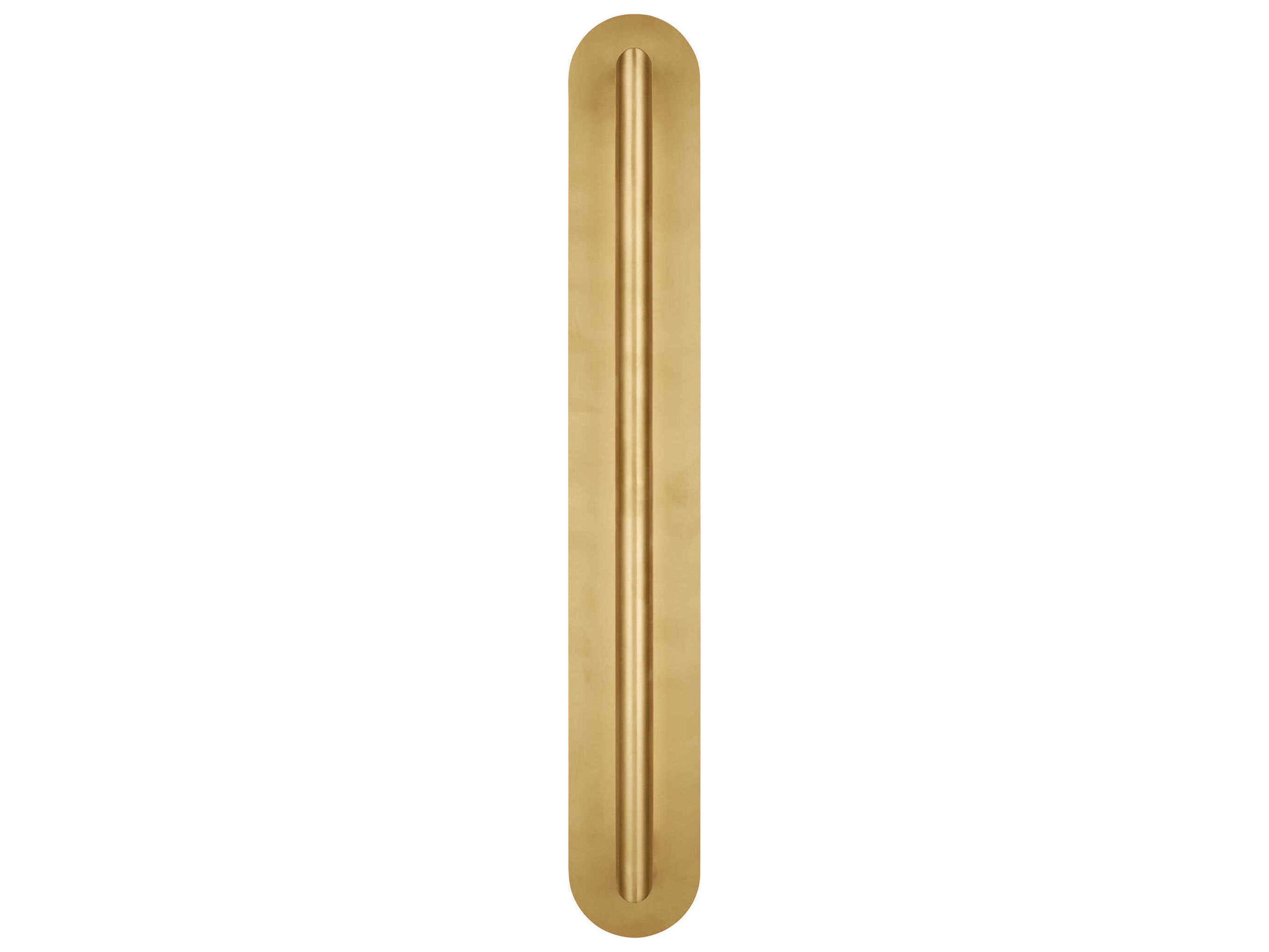 Visual Comfort Modern Fielle 1-Light Natural Brass Wall Sconce