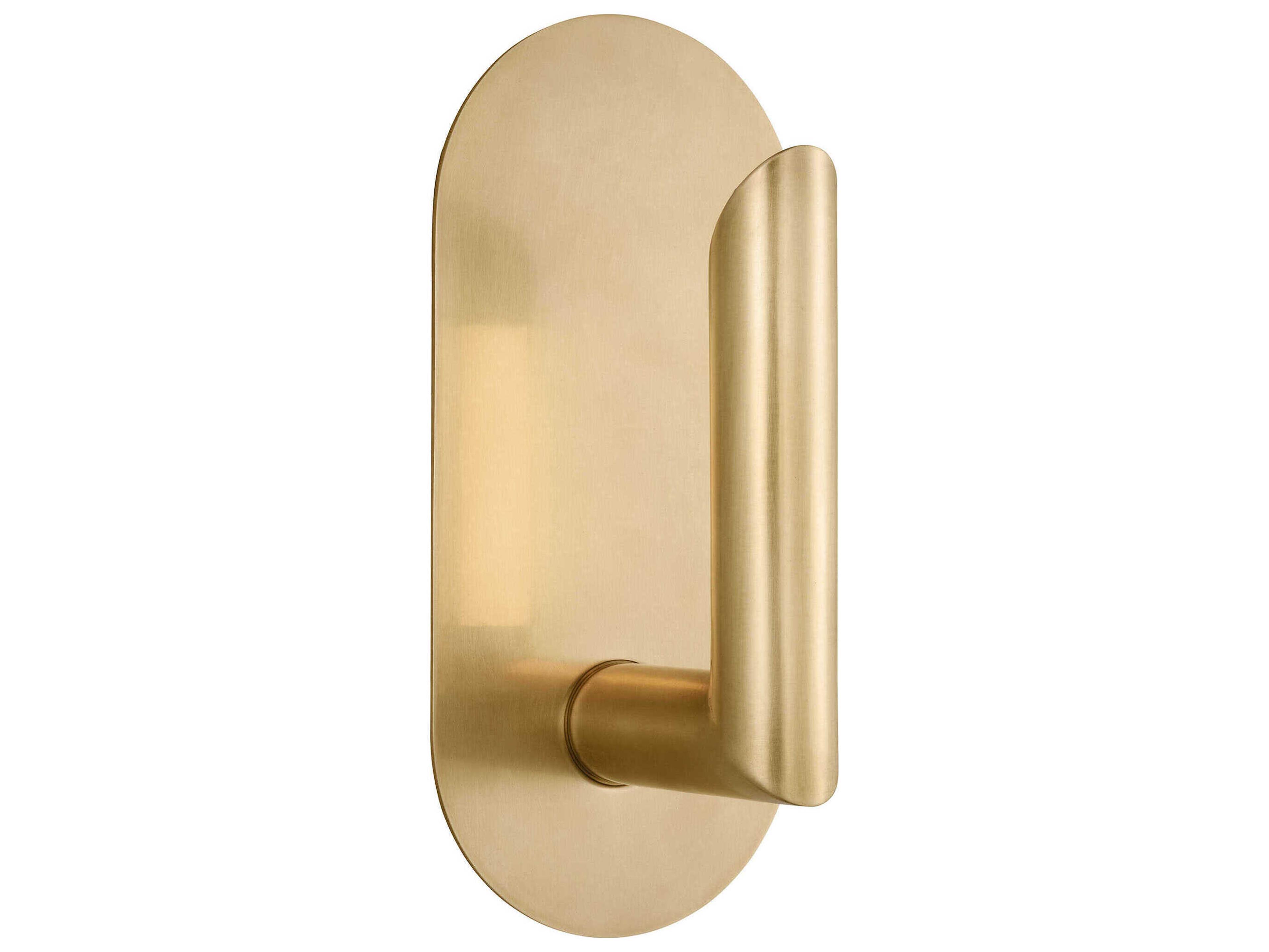 Visual Comfort Modern Fielle 1-Light Hand Rubbed Antique Brass Wall Sconce