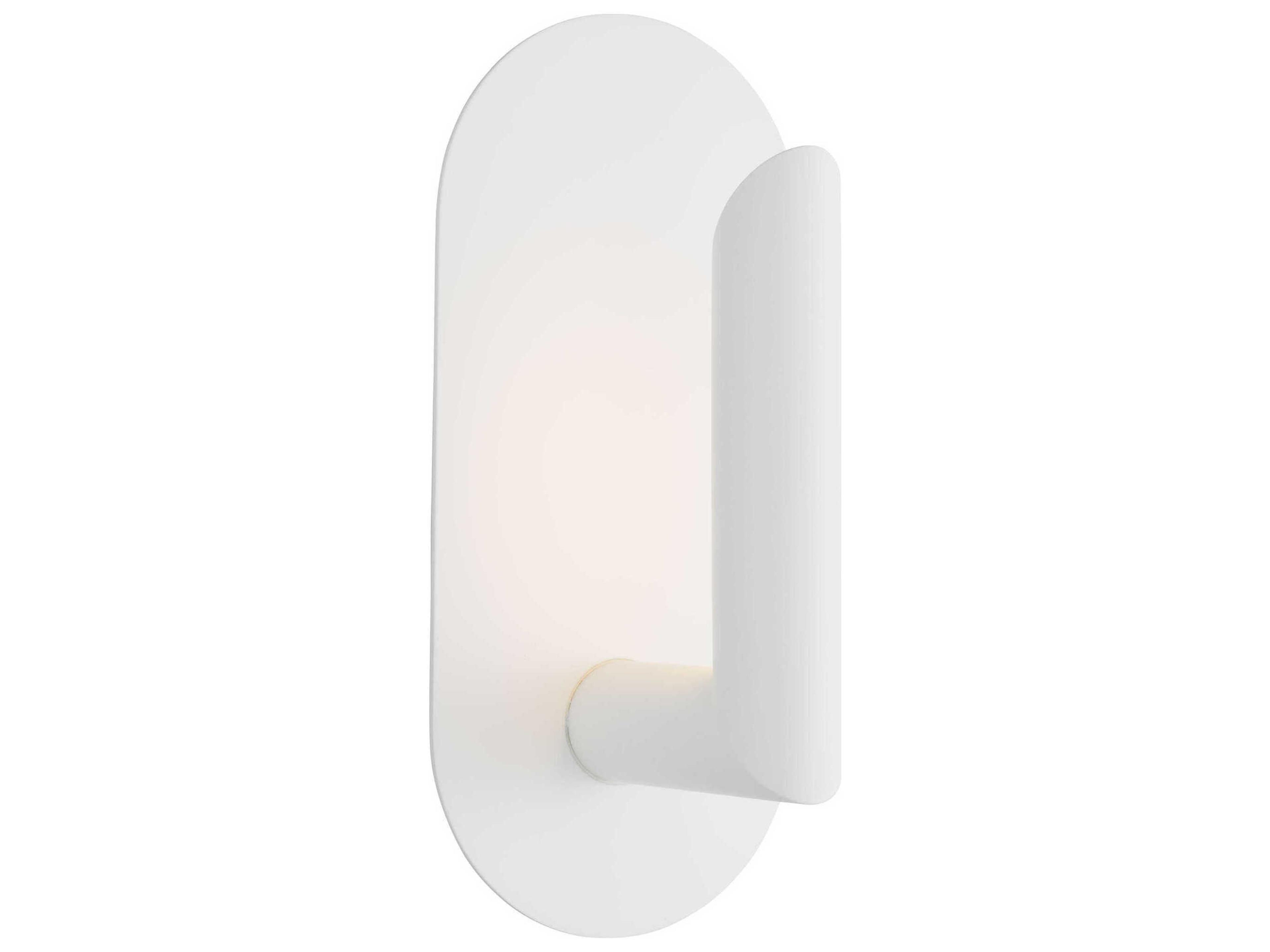 Visual Comfort Modern Fielle 1-Light Soft White Wall Sconce