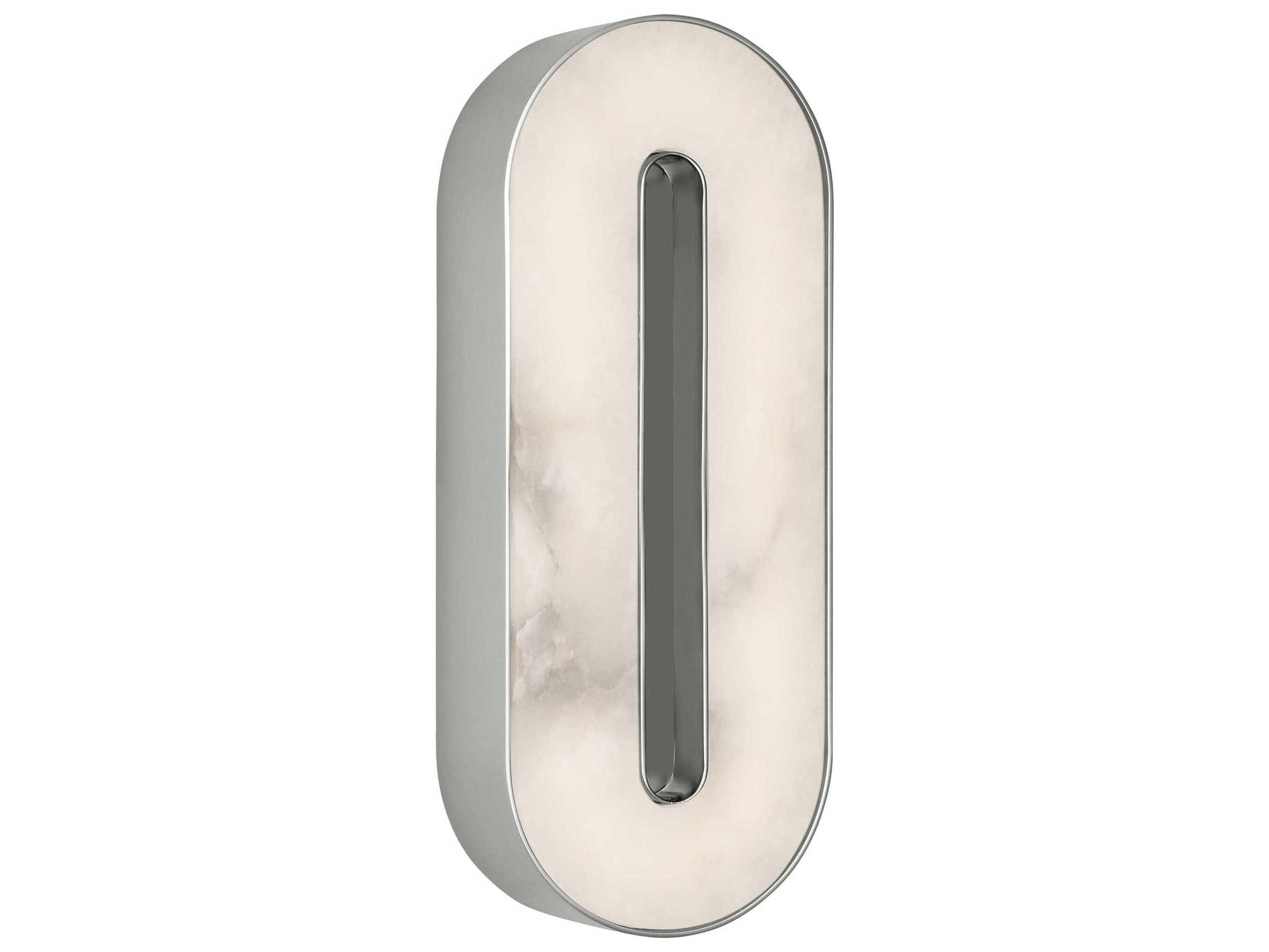Visual Comfort Modern Wyllis 1-Light Polished Nickel Wall Sconce
