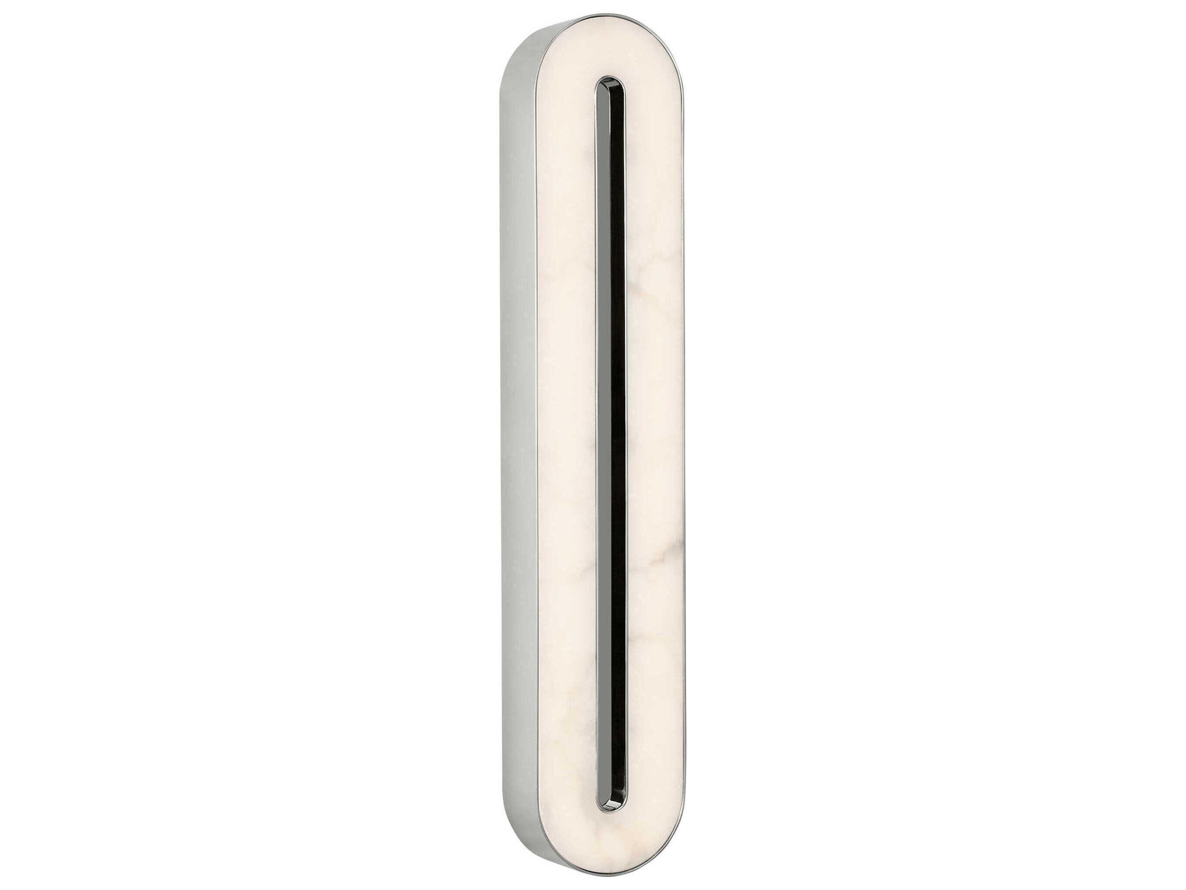 Visual Comfort Modern Wyllis 1-Light Polished Nickel Wall Sconce