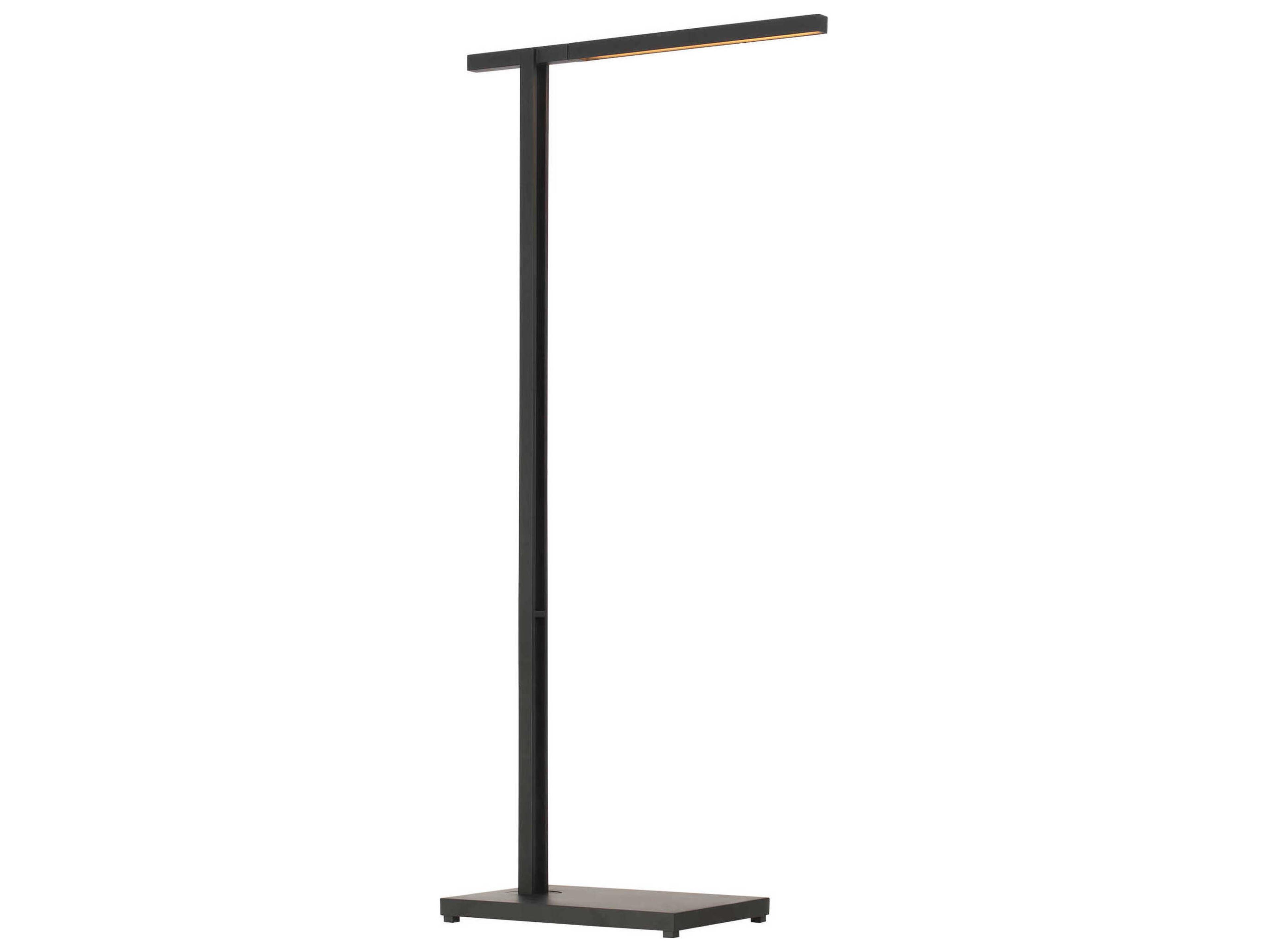 Visual Comfort Modern Stagger Nightshade Black Floor Lamp