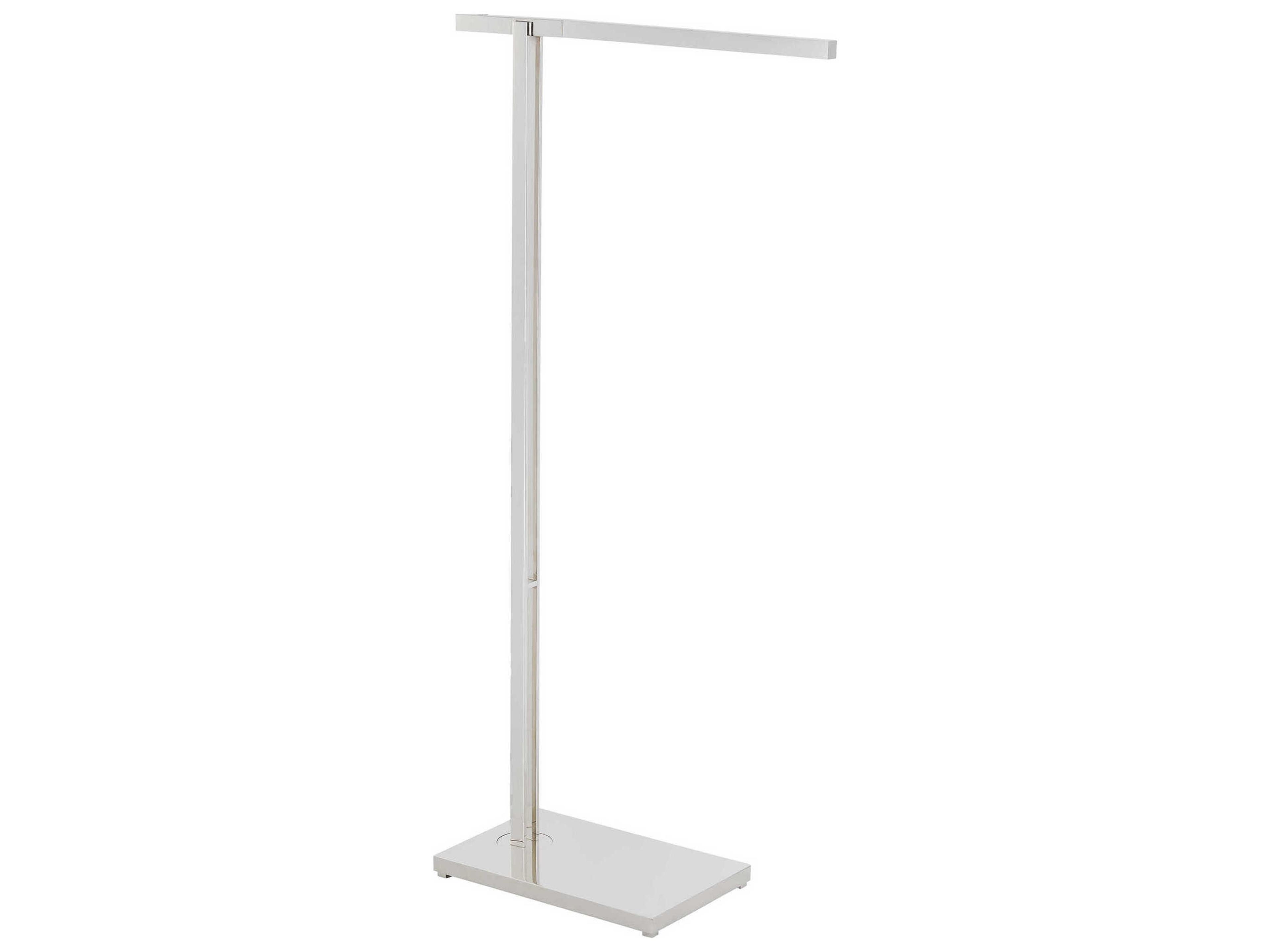 Visual Comfort Modern Stagger Polished Nickel Floor Lamp