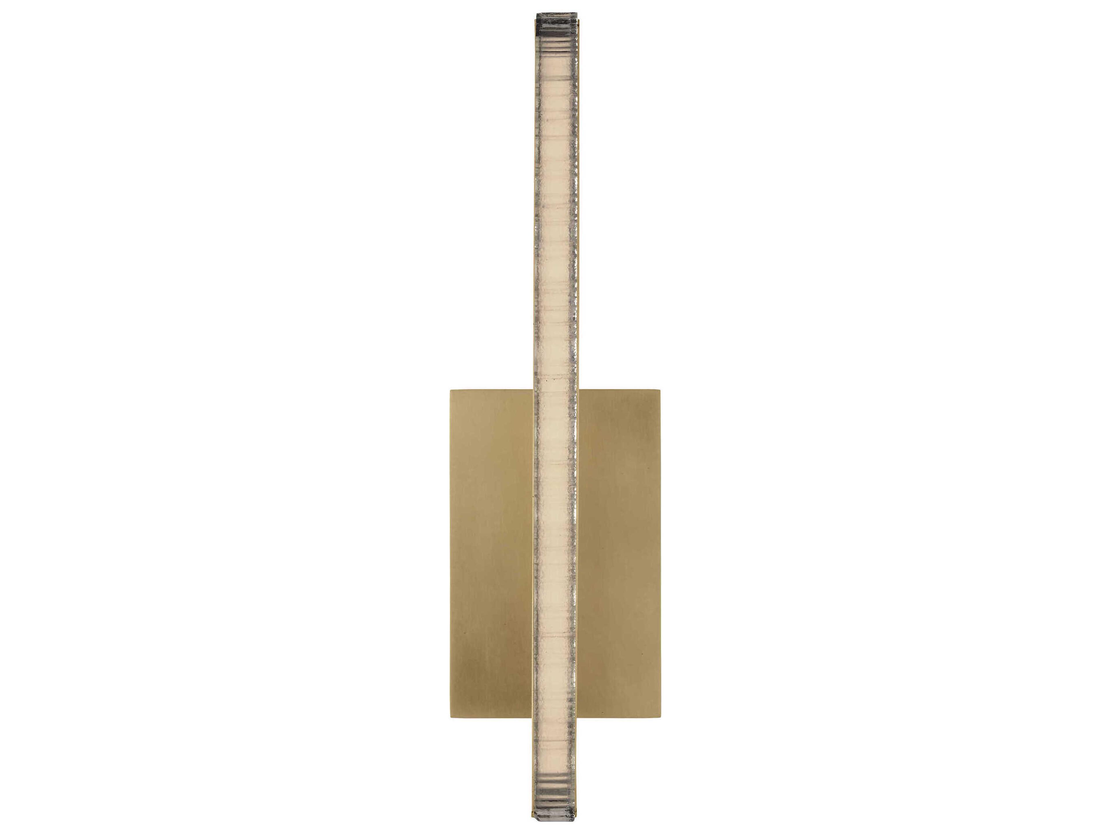 Visual Comfort Modern Serre 1-Light Natural Brass Wall Sconce