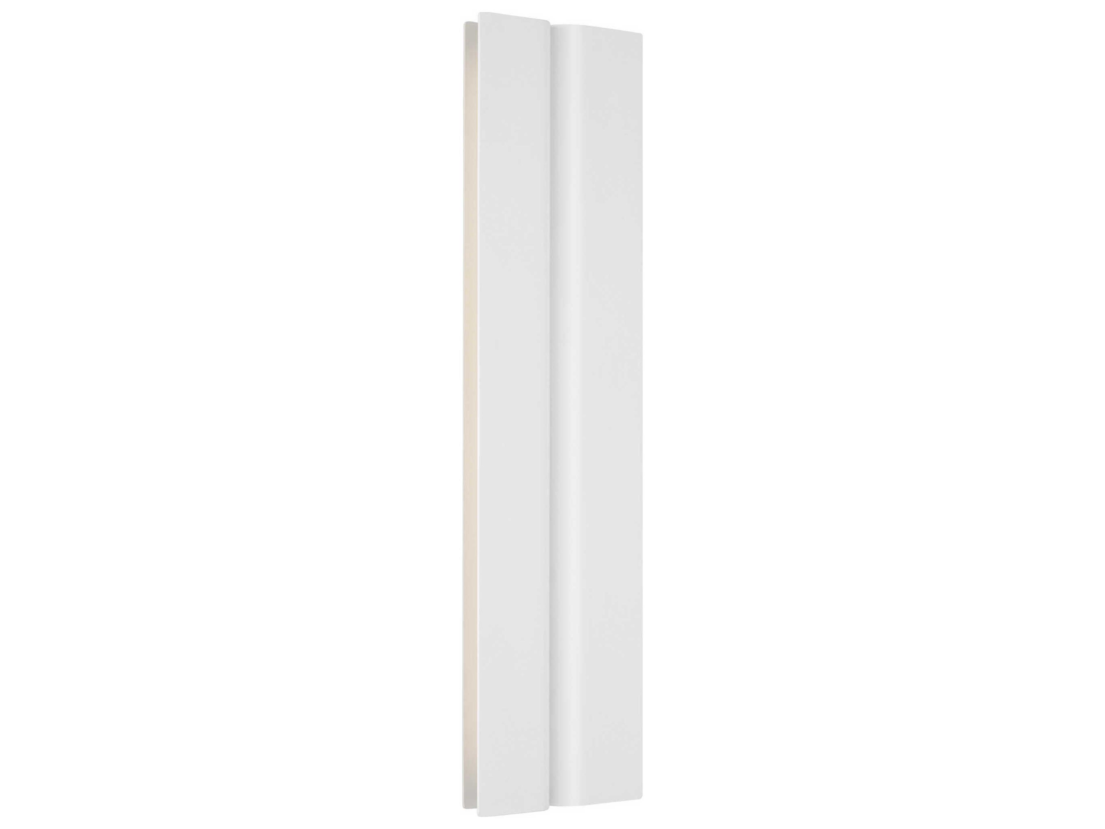 Visual Comfort Modern Cloak 1-Light Matte White Vanity Light