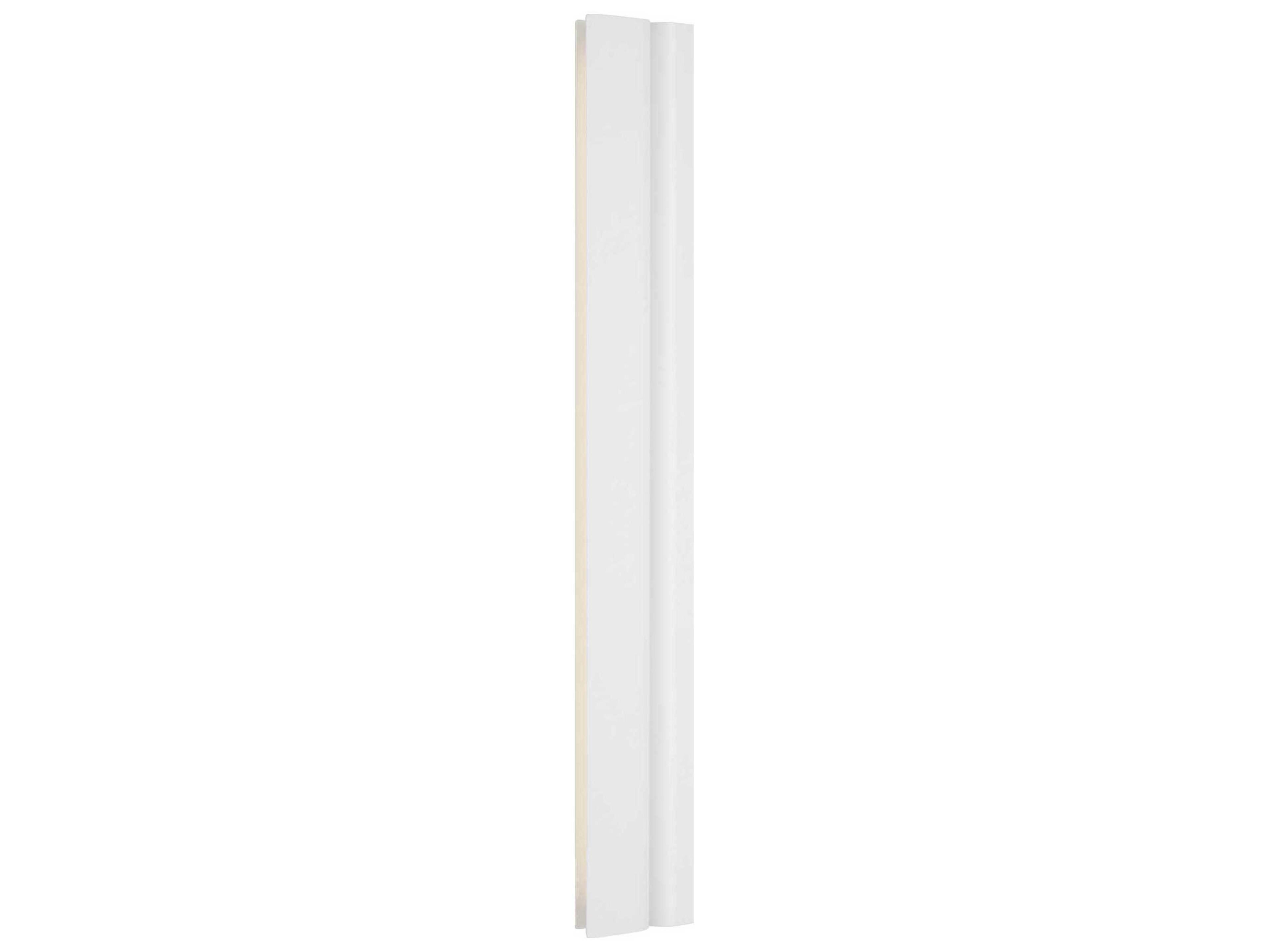Visual Comfort Modern Cloak 1-Light Matte White Vanity Light