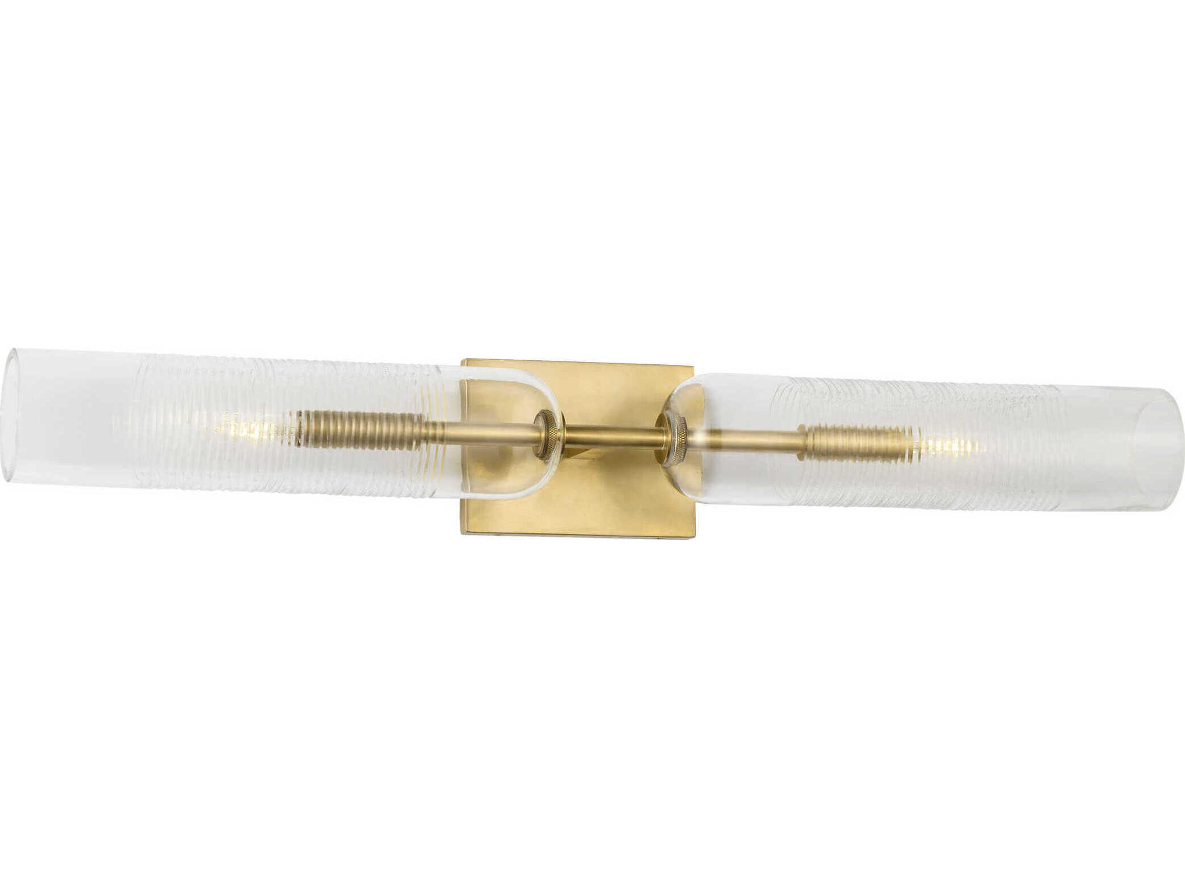 Leano 2-Light Brass Vanity Light