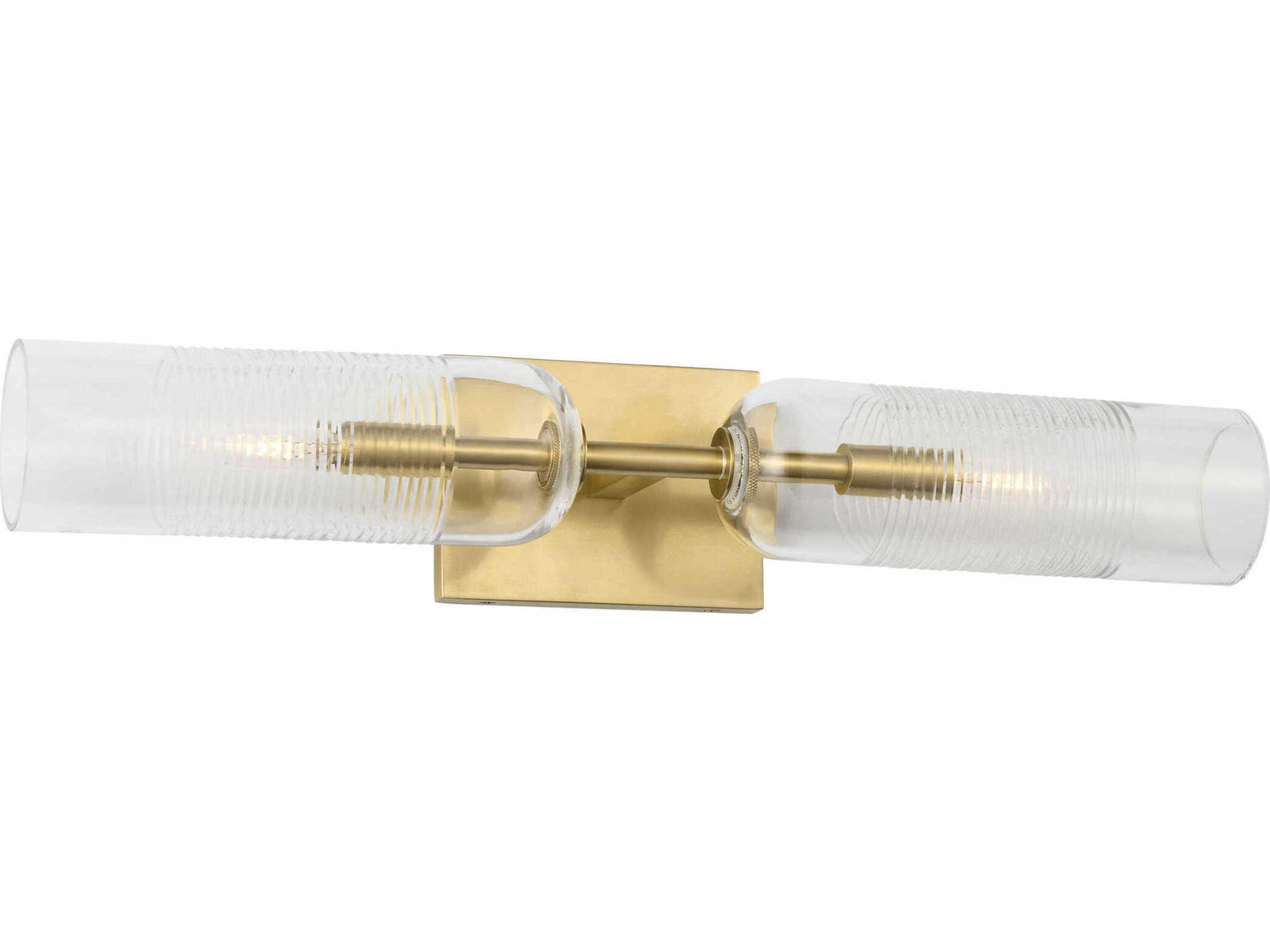 Leano 2-Light Brass Vanity Light