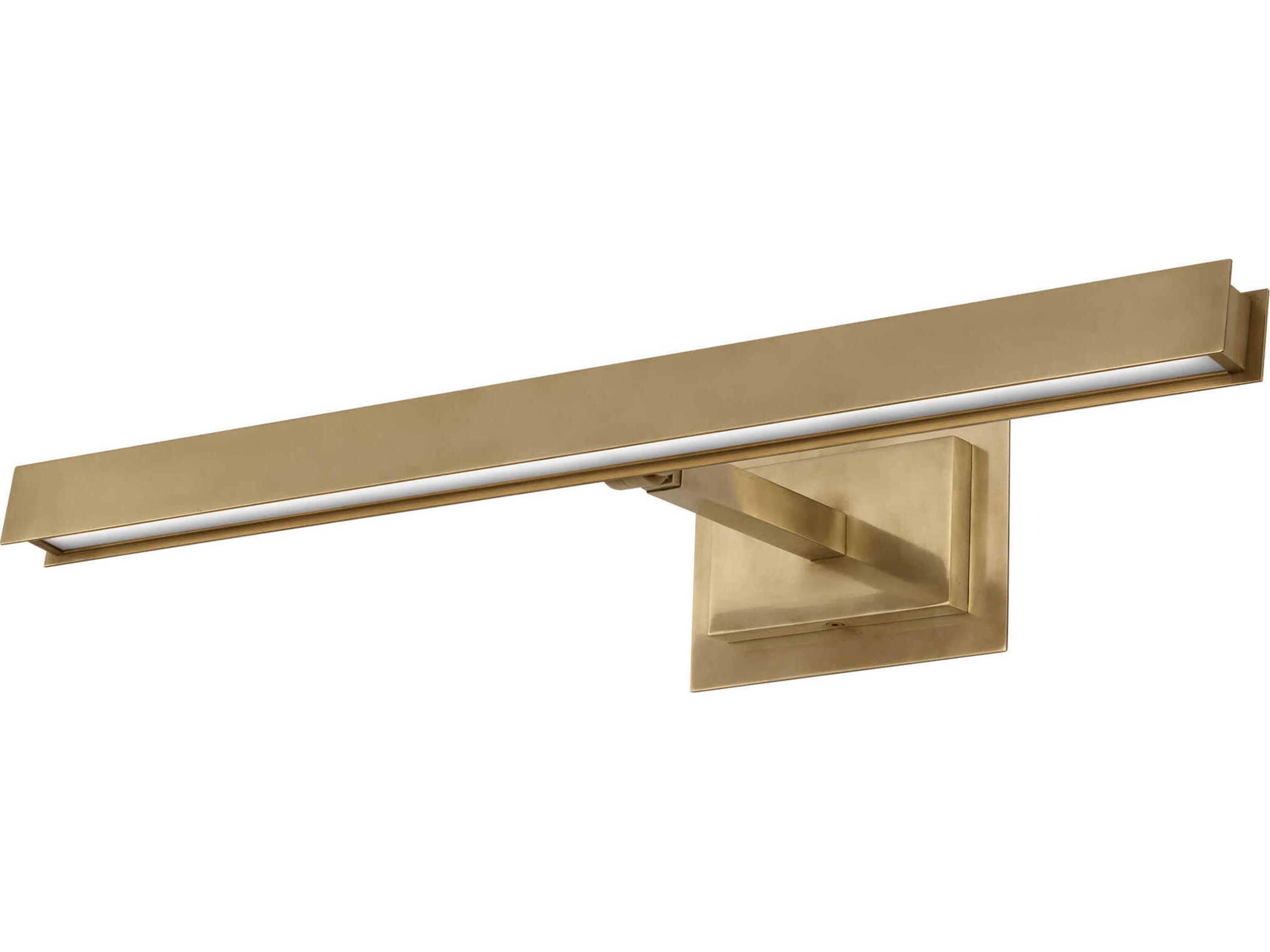 Visual Comfort Modern Bau 1-Light Natural Brass Picture Light