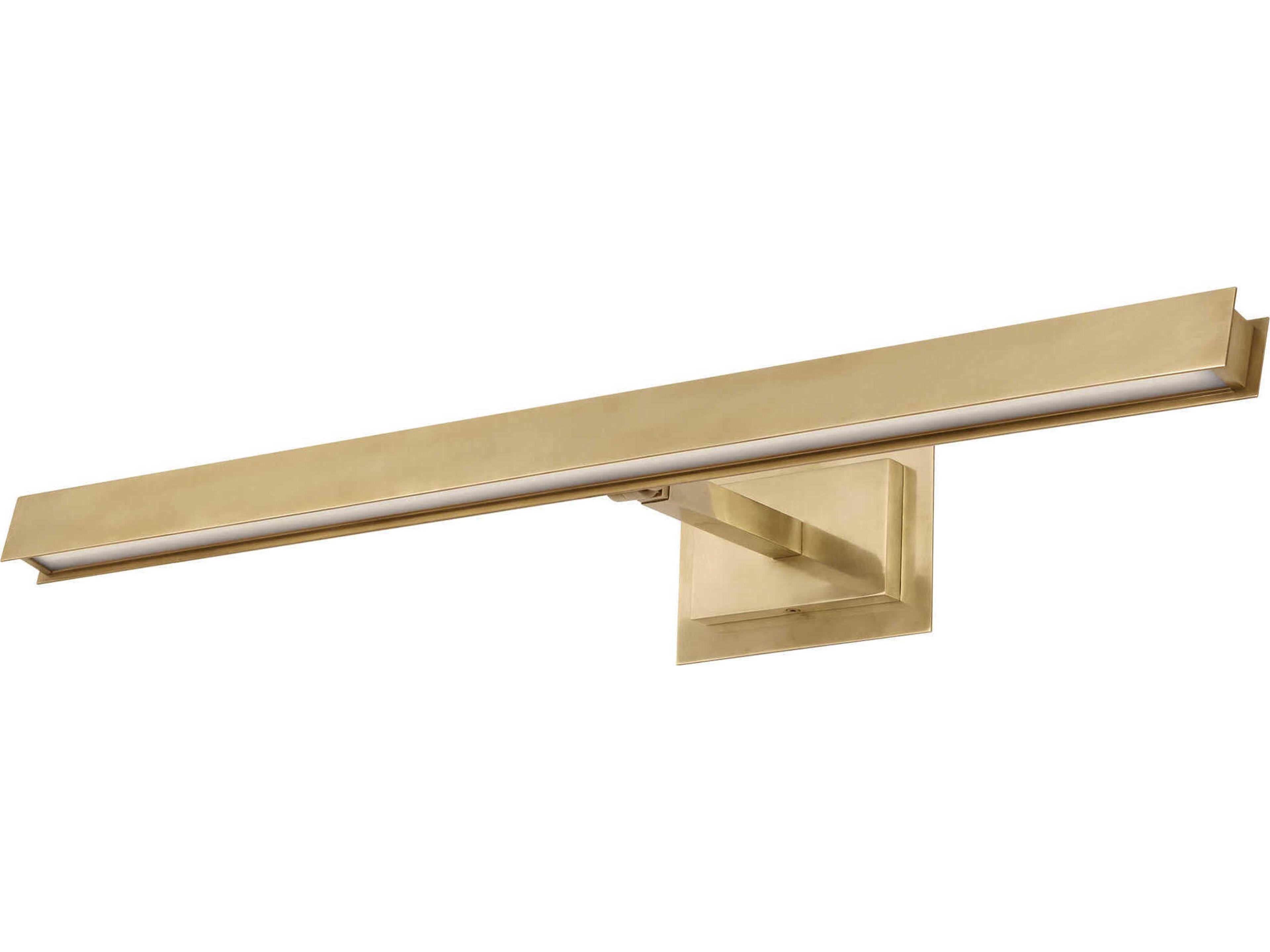 Visual Comfort Modern Bau 1-Light Natural Brass Picture Light