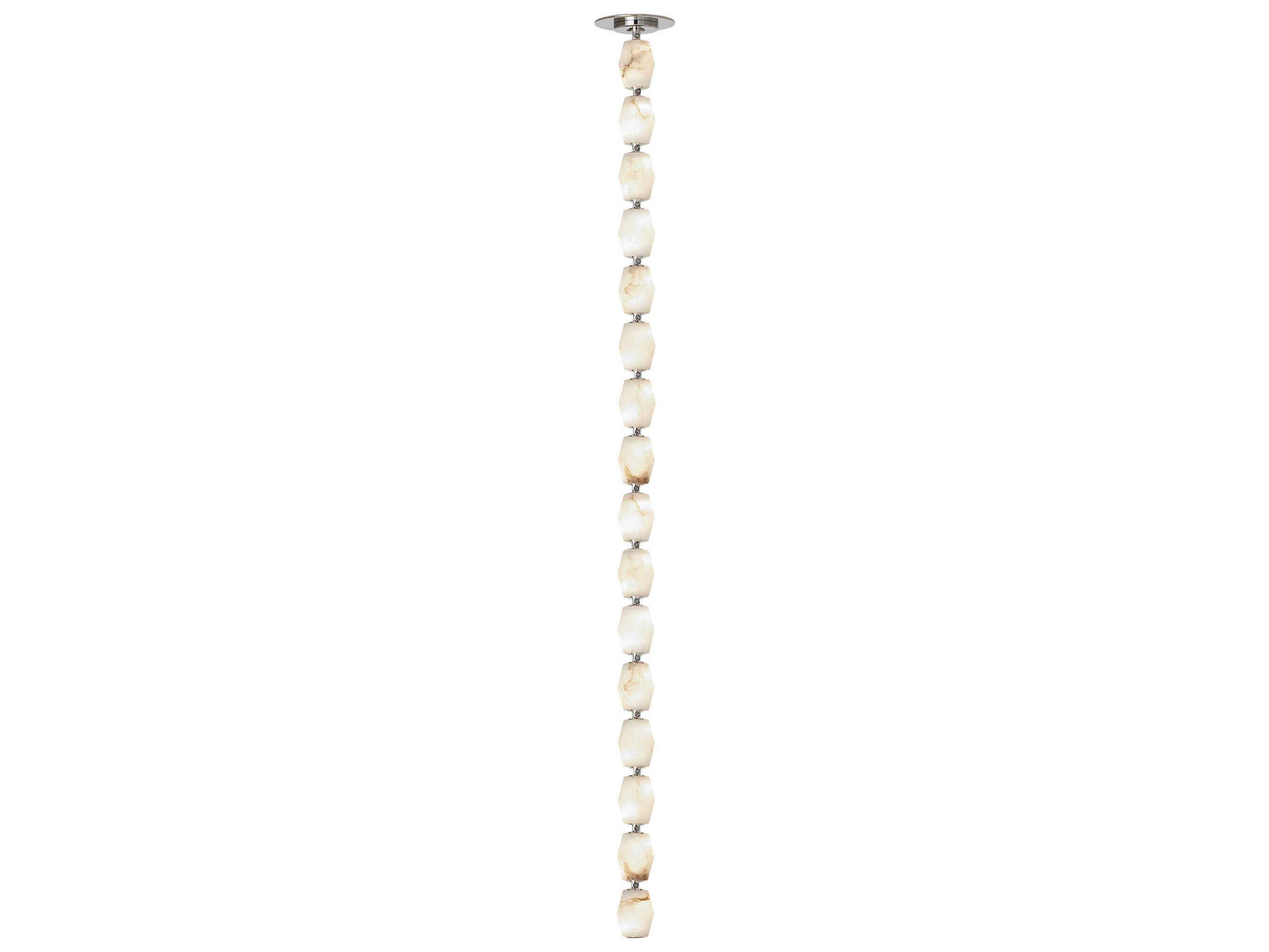 Visual Comfort Modern Collier 1-Light Polished Nickel Linear Mini Pendant