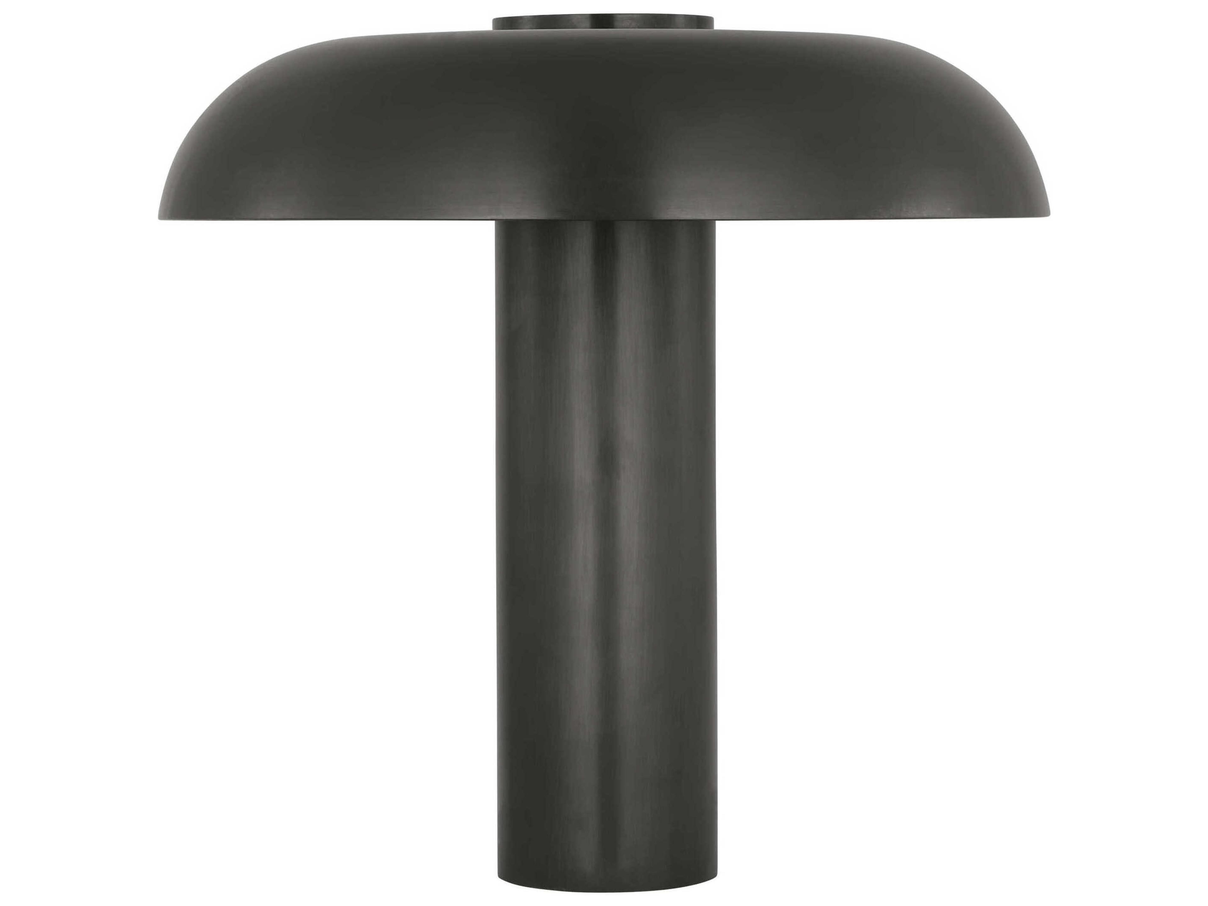 Visual Comfort Modern Louver Dark Bronze Table Lamp