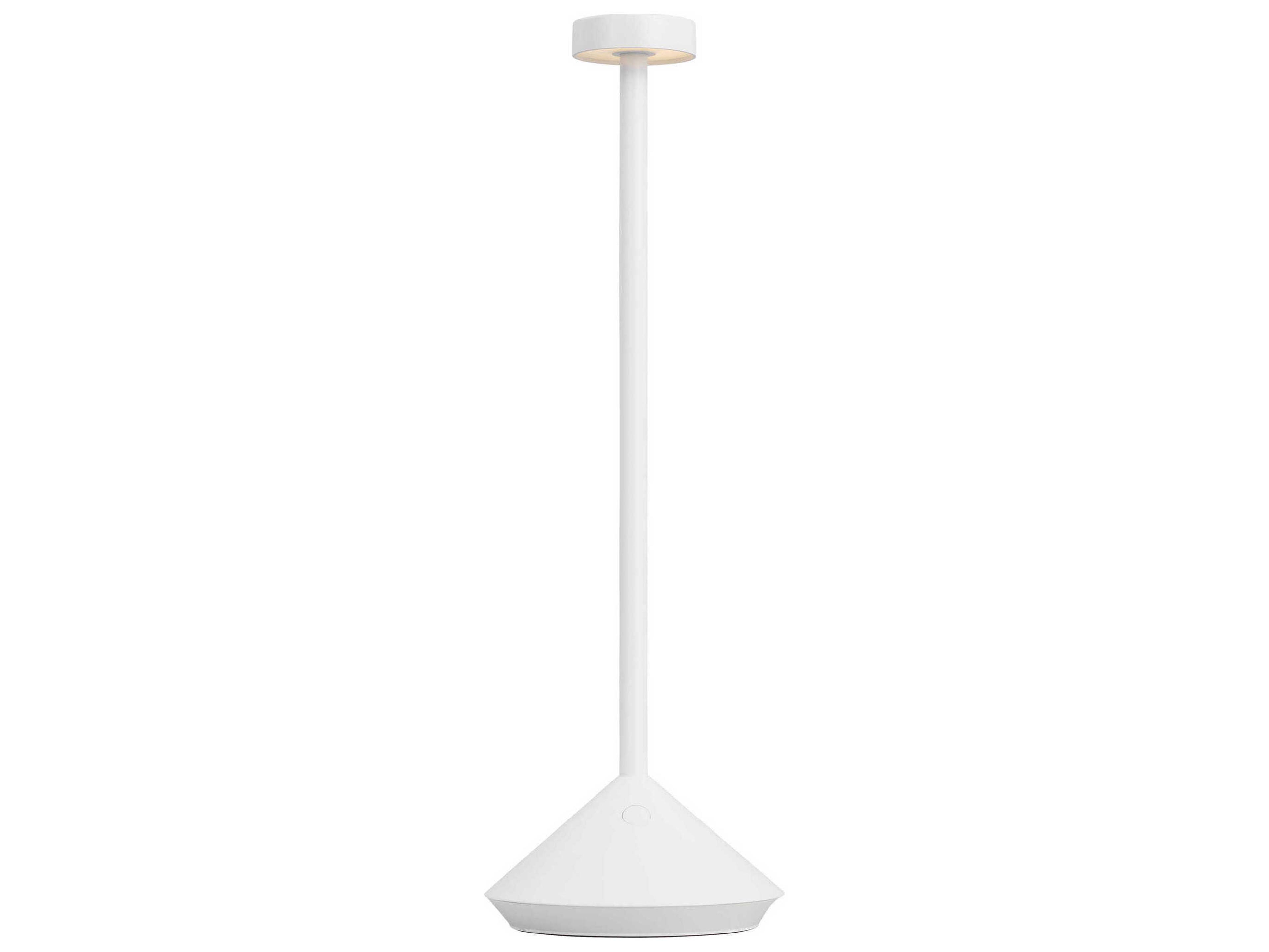 Visual Comfort Modern Moneta Matte White Table Lamp