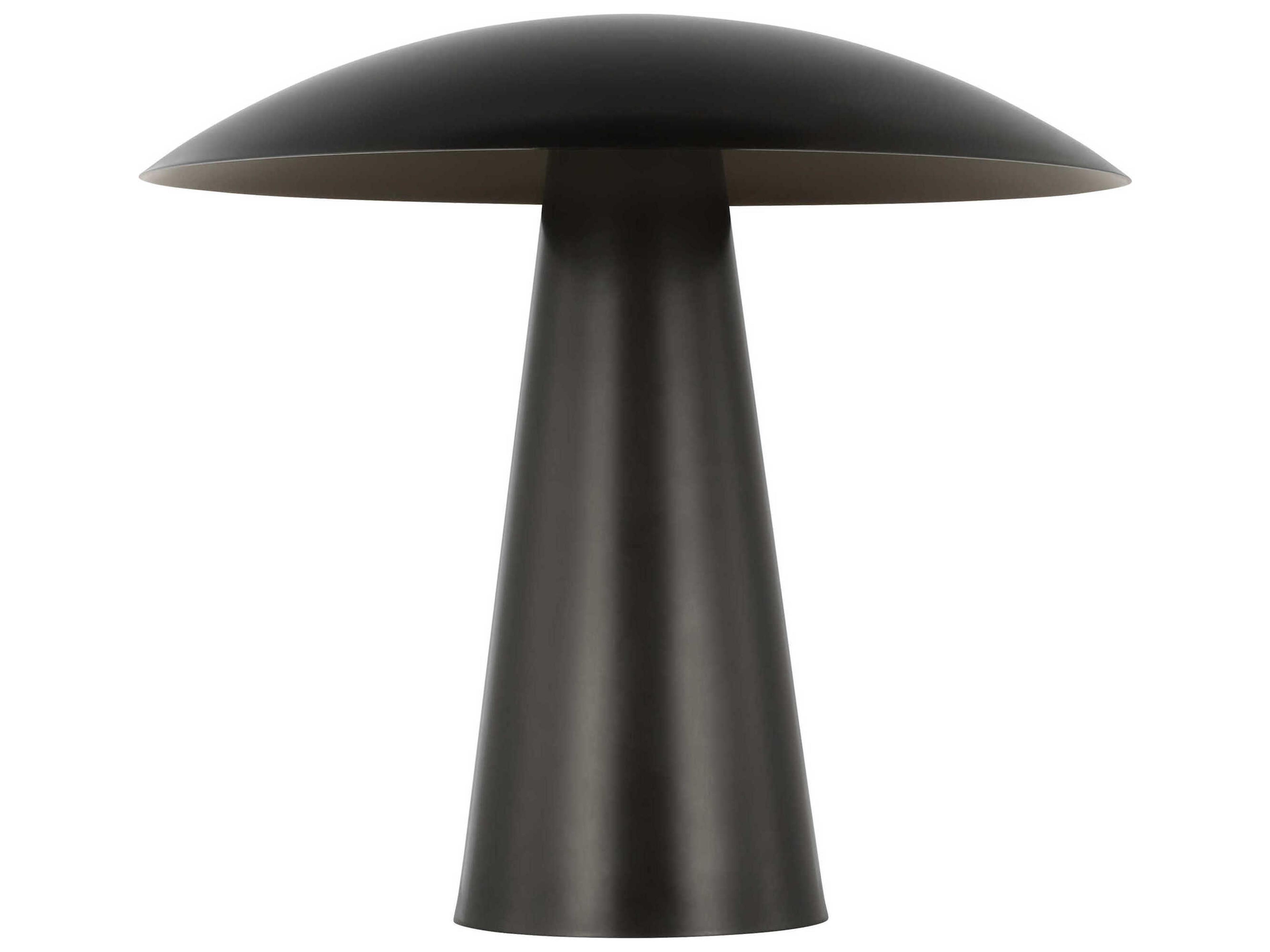 Visual Comfort Modern Aegis Dark Bronze Table Lamp
