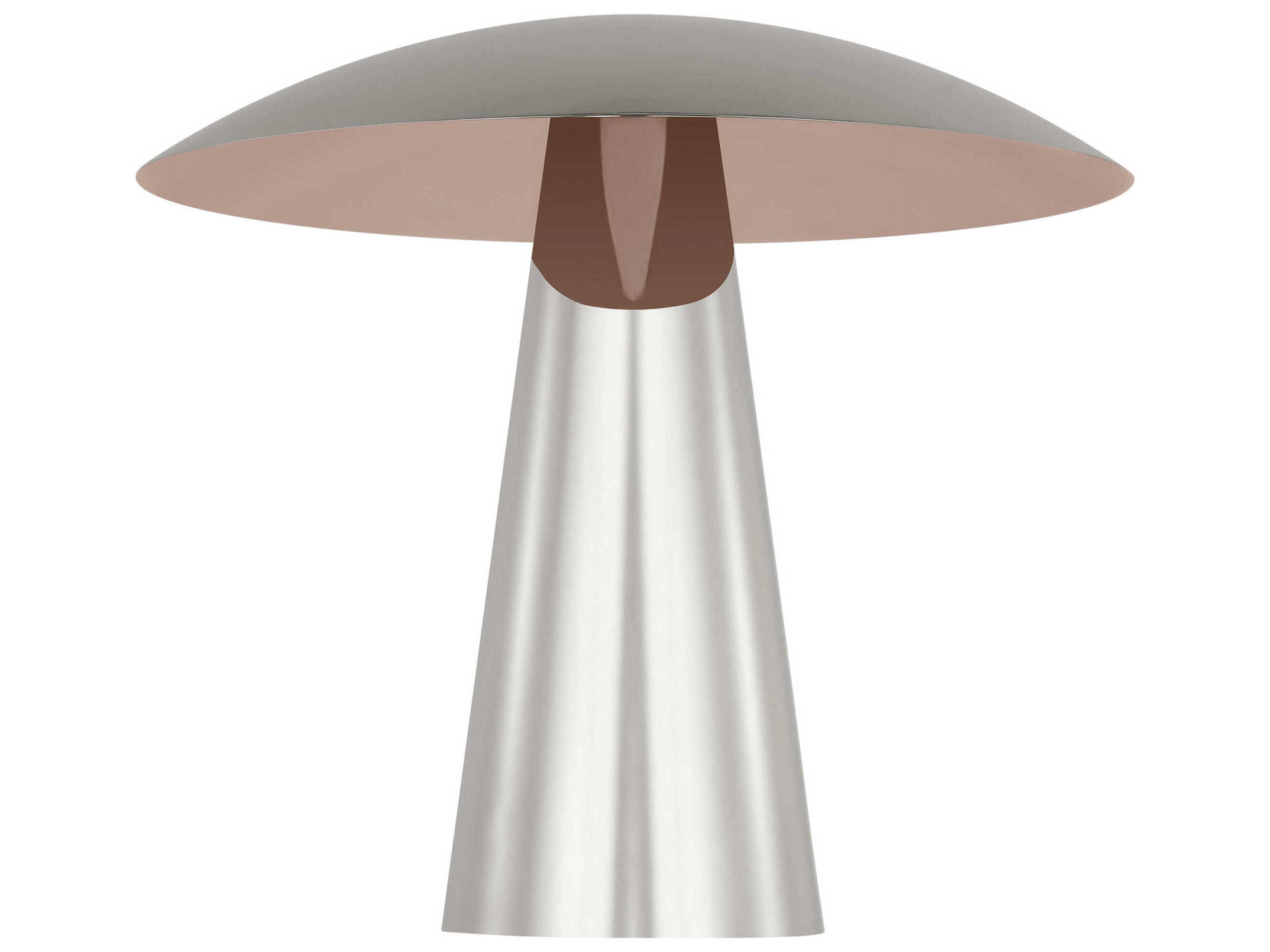 Visual Comfort Modern Aegis Polished Nickel Table Lamp