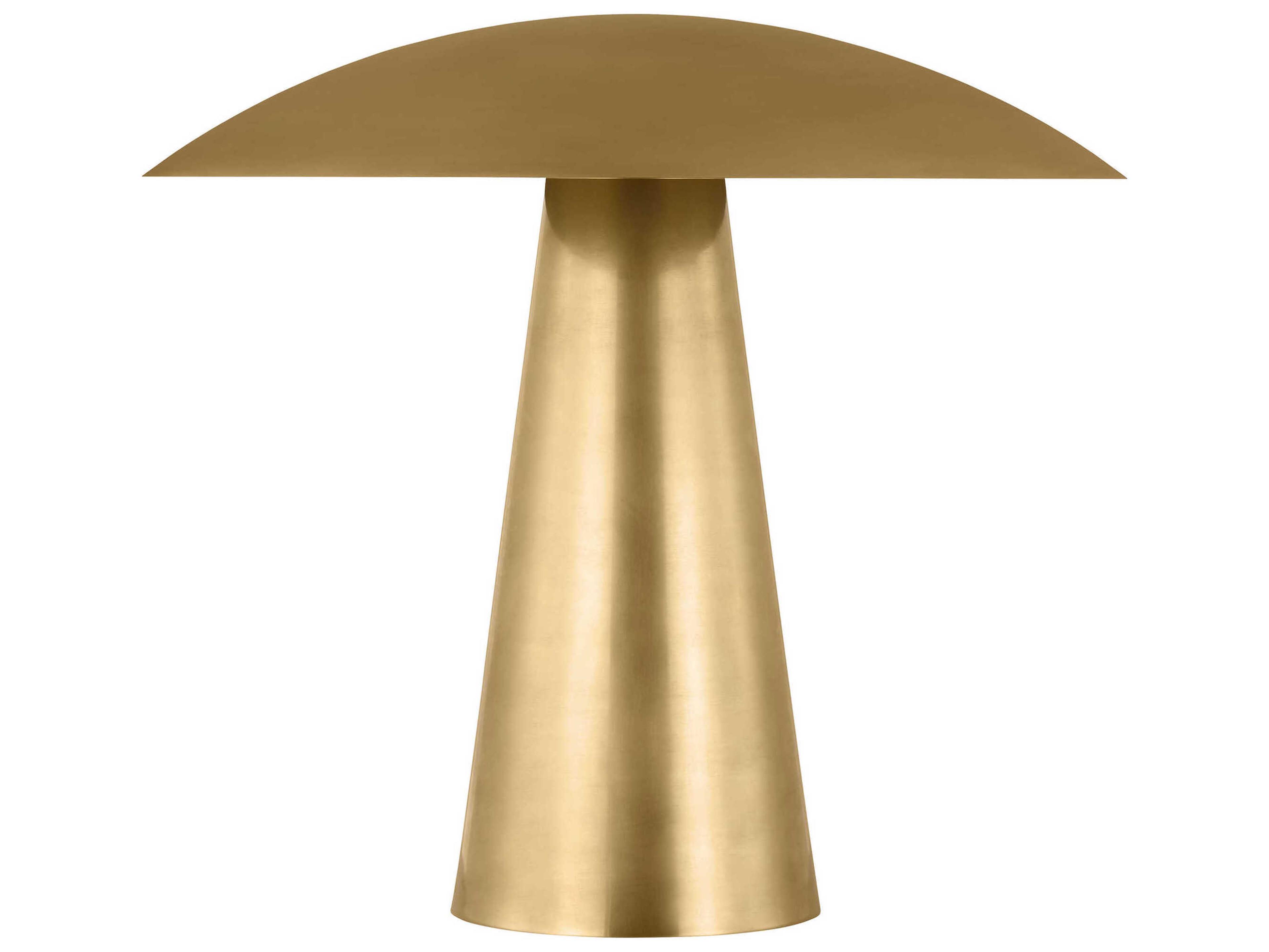 Visual Comfort Modern Aegis Natural Brass Table Lamp