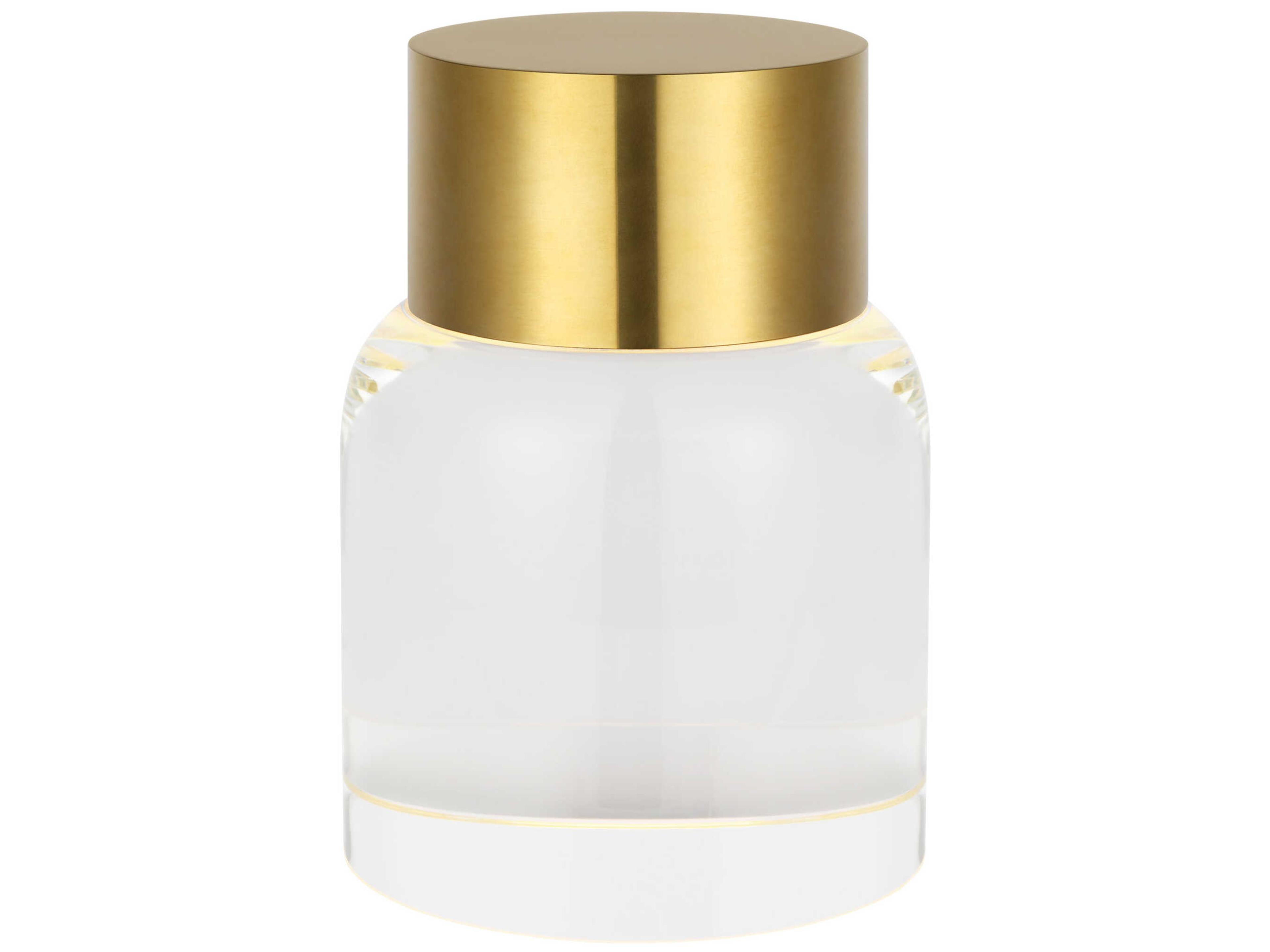 Visual Comfort Modern Caspe Hand Rubbed Antique Brass Table Lamp