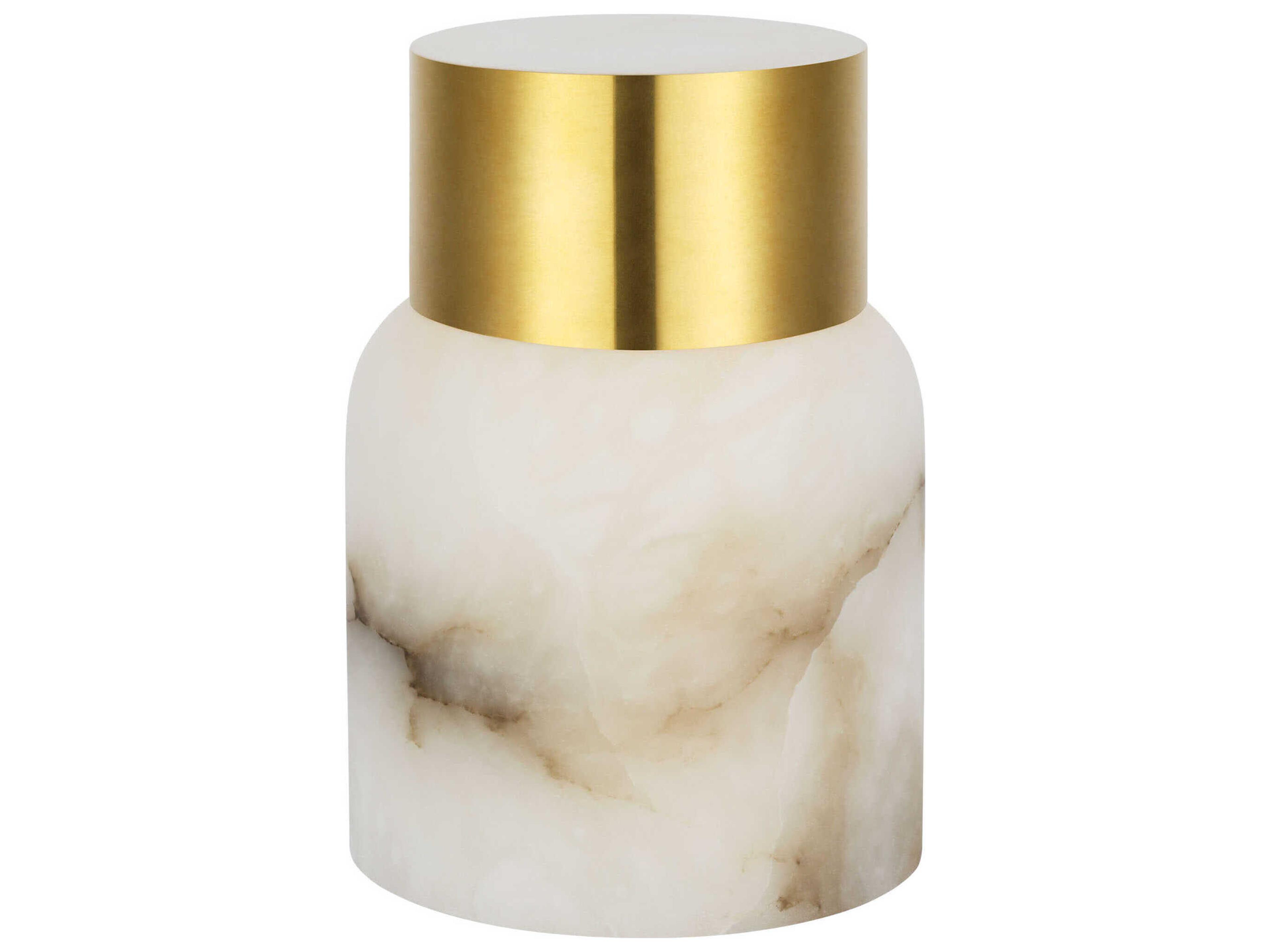 Visual Comfort Modern Caspe Hand Rubbed Antique Brass Table Lamp