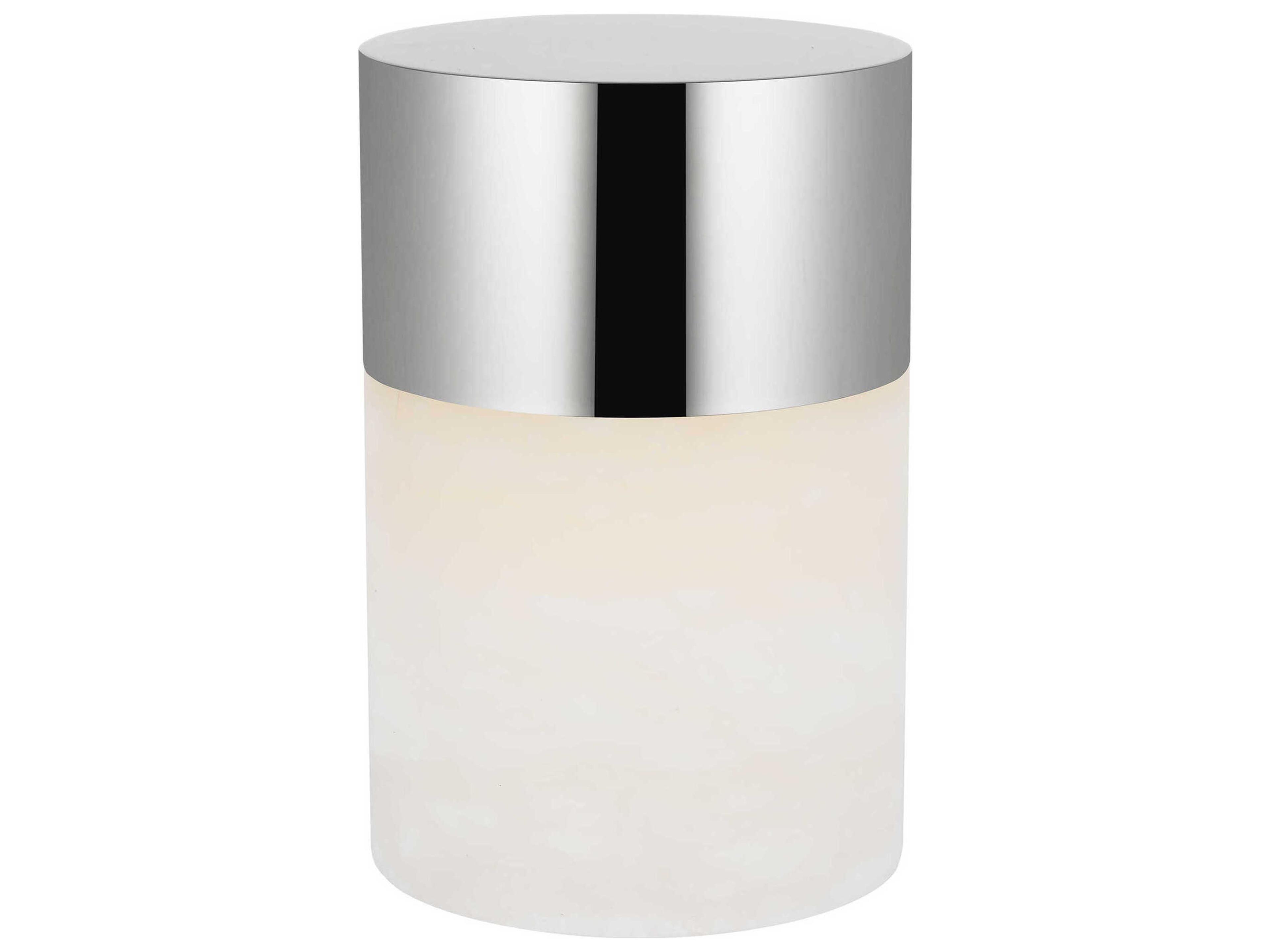 Visual Comfort Modern Caspe Polished Nickel Table Lamp