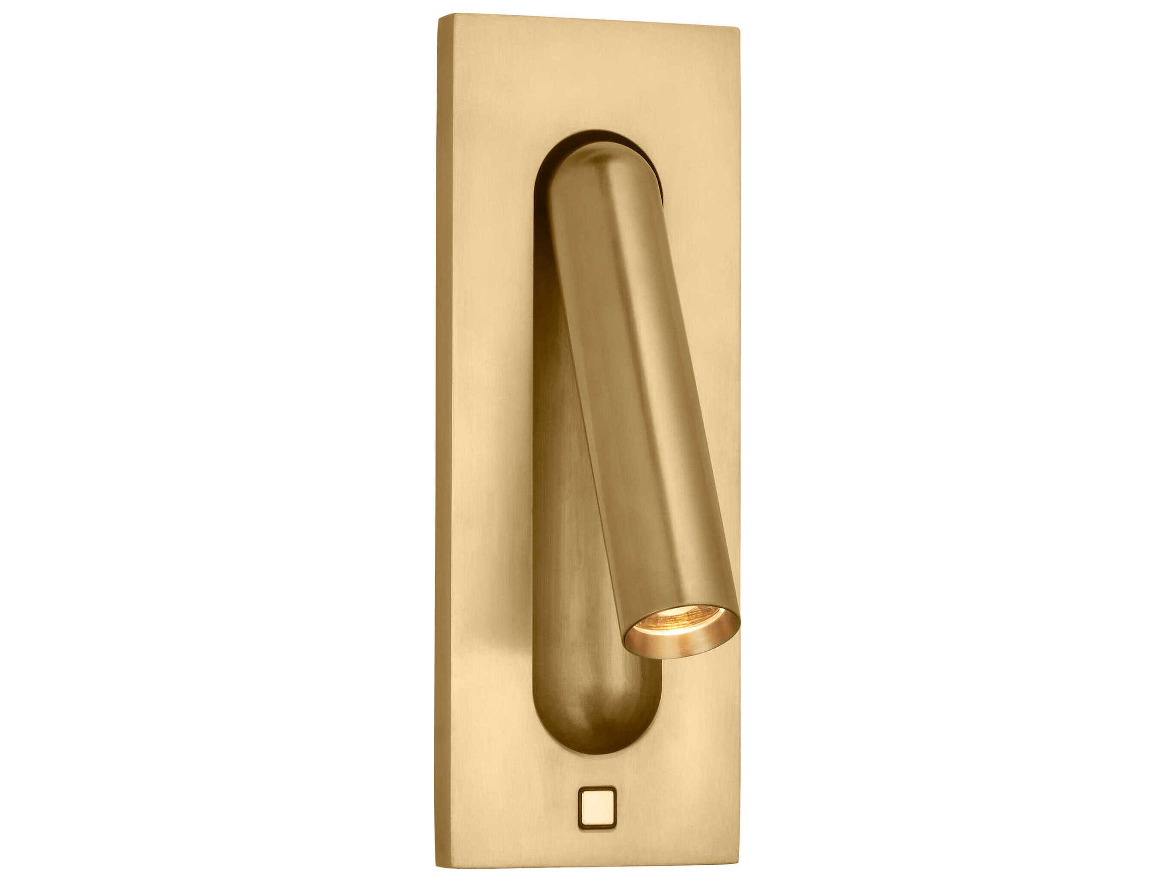 Visual Comfort Modern Ponte 1-Light Hand Rubbed Antique Brass Wall Sconce