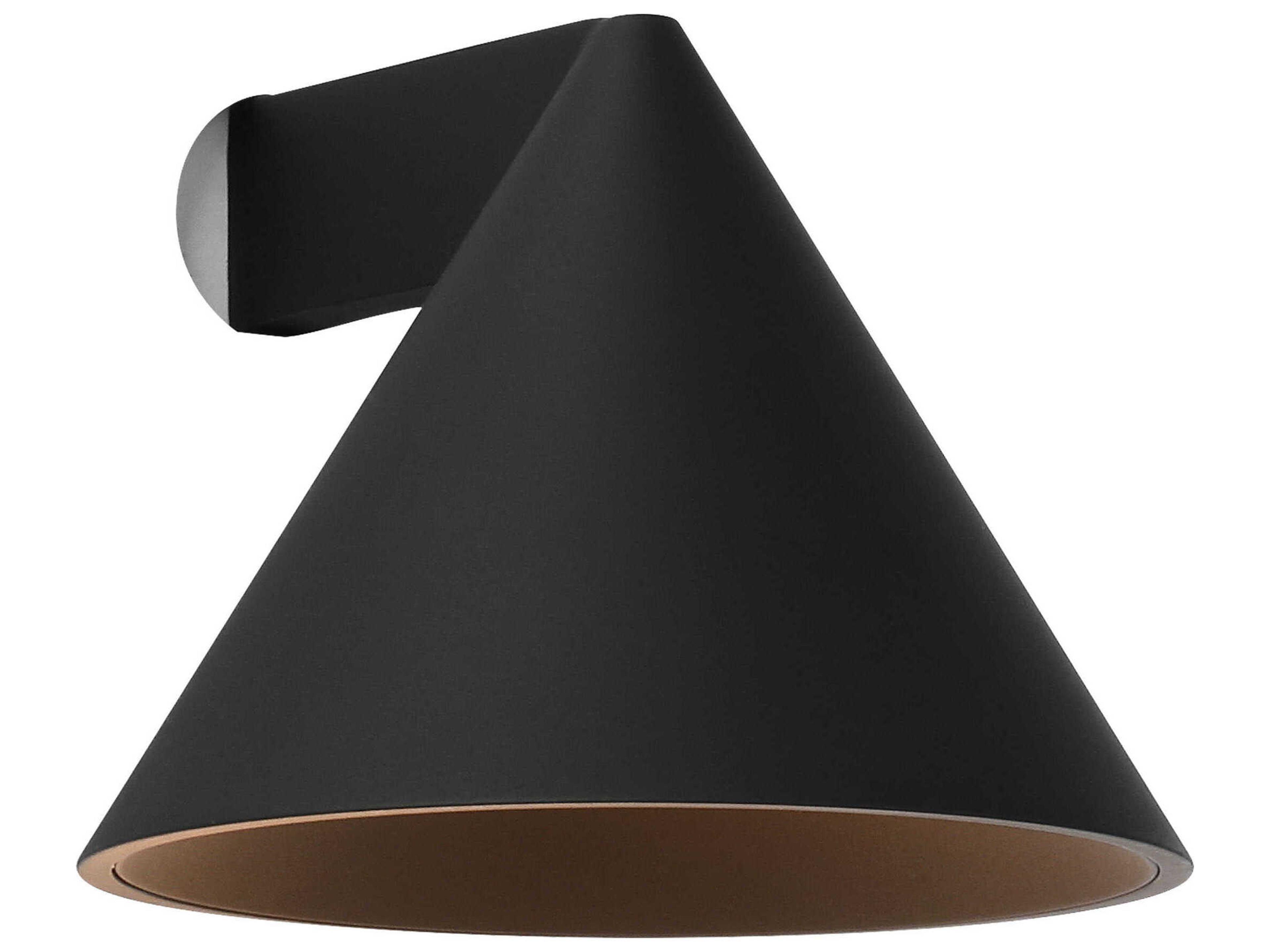 Visual Comfort Modern Midrand 1-Light Nightshade Black Wall Sconce