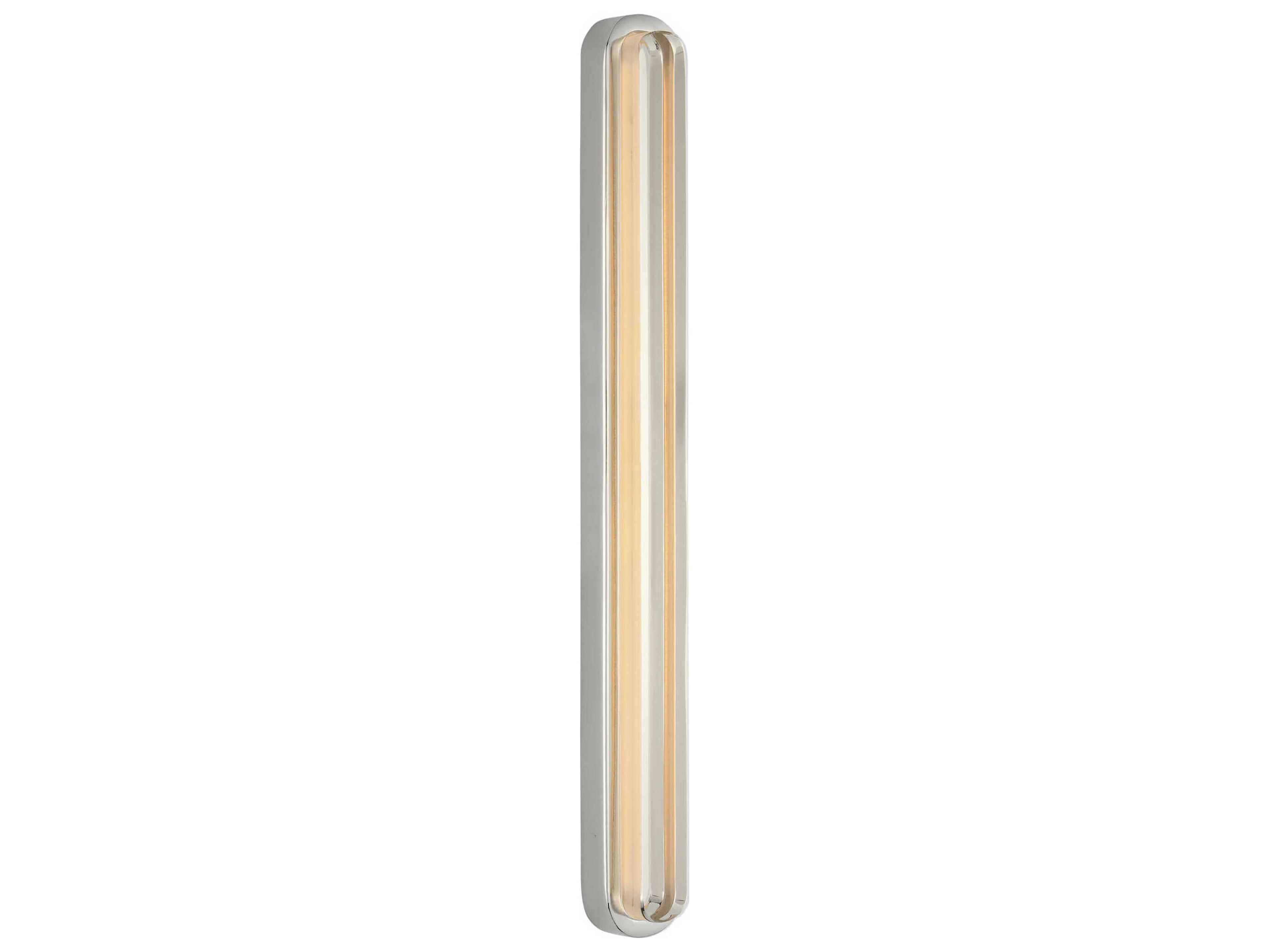 Visual Comfort Modern Emera 1-Light Polished Nickel Vanity Light